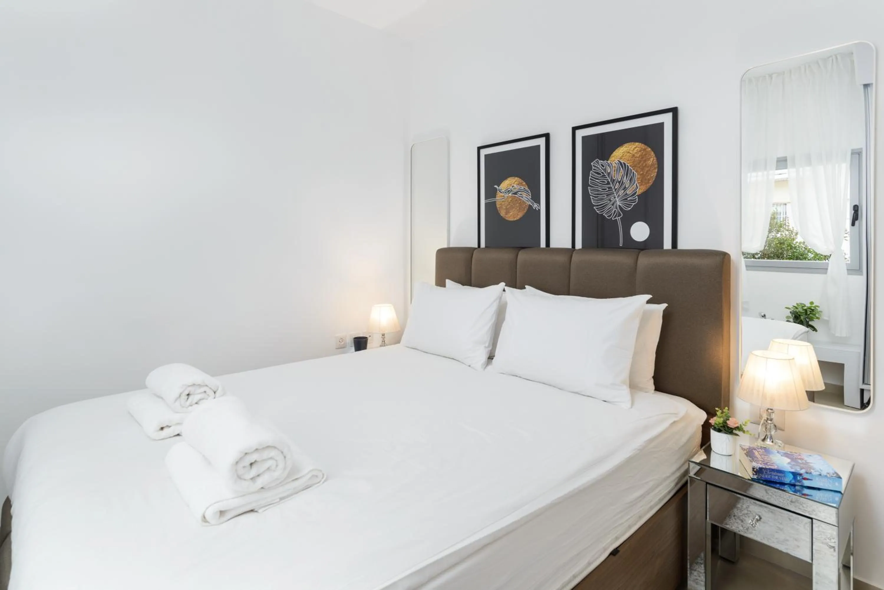 Bedroom, Bed in Quiet Hideaway & Terrace near Beach by FeelHome