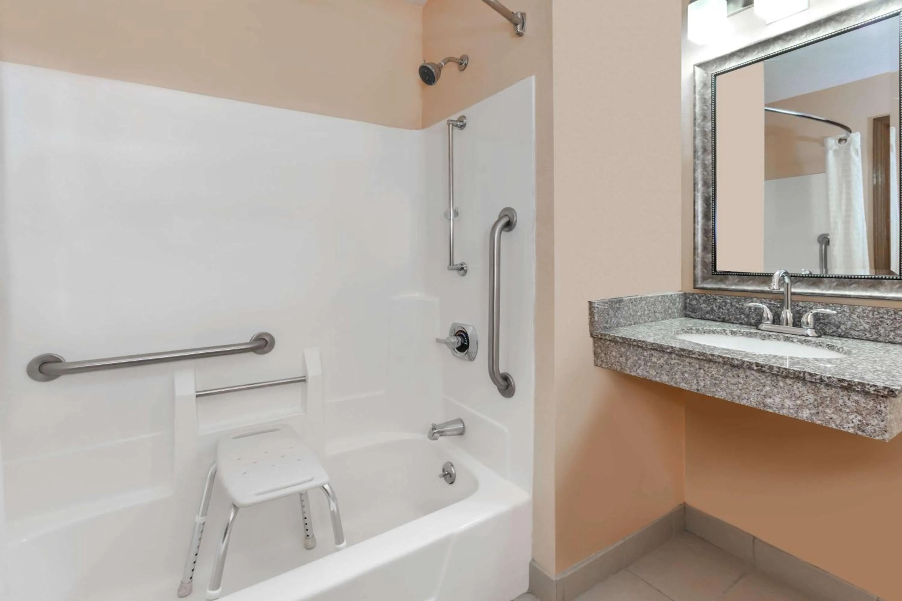 Bathroom in Super 8 South by Wyndham