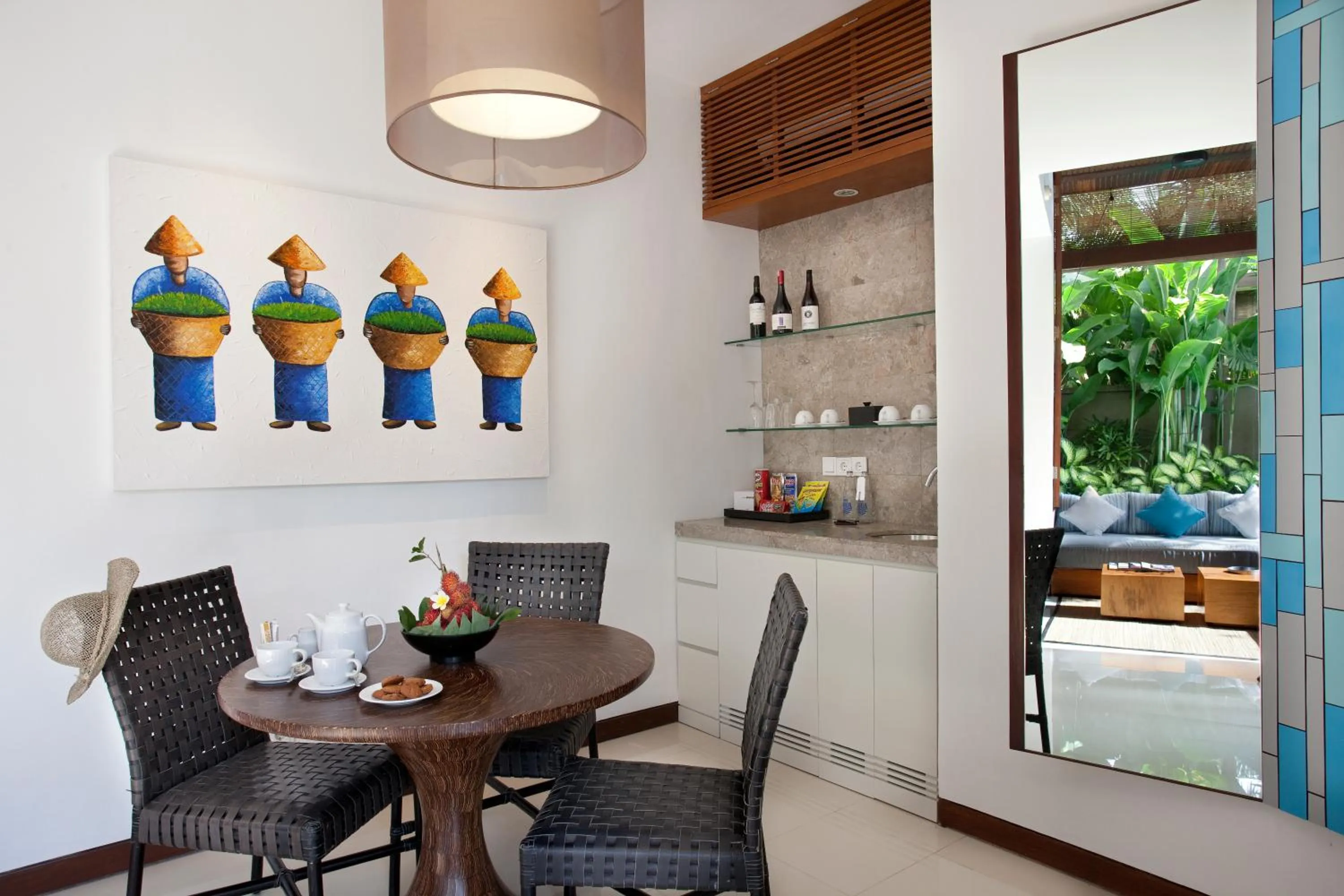 Dining area in The Elysian Boutique Villa Hotel