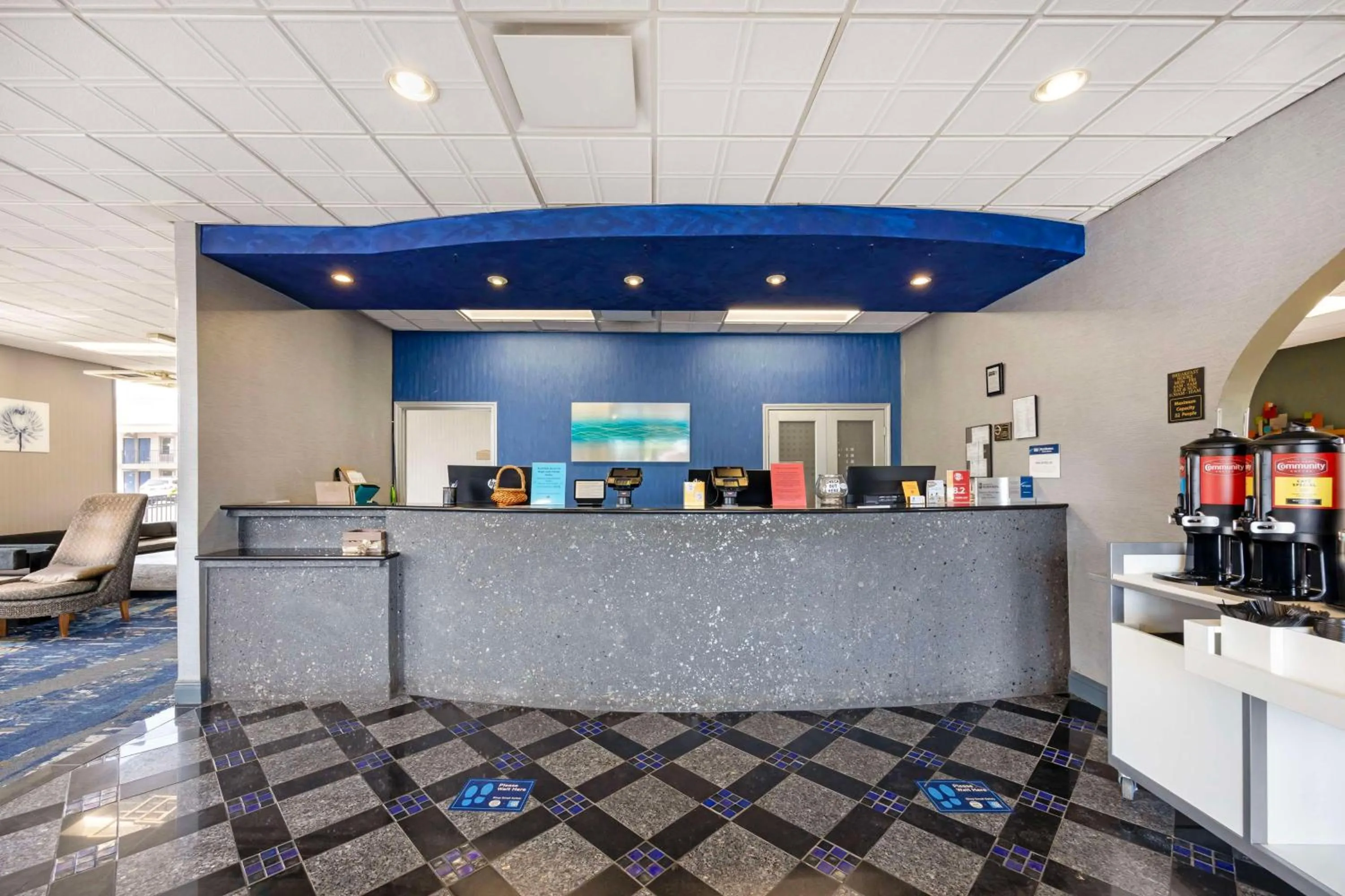 Lobby or reception in Best Western Franklin