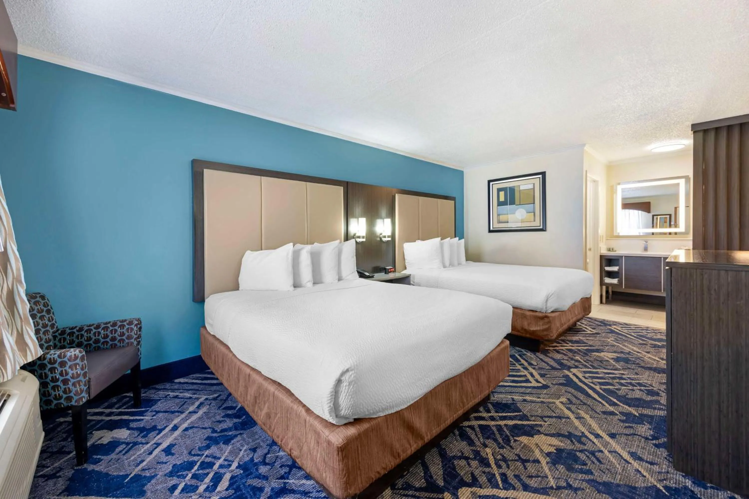 Bedroom, Bed in Best Western Franklin