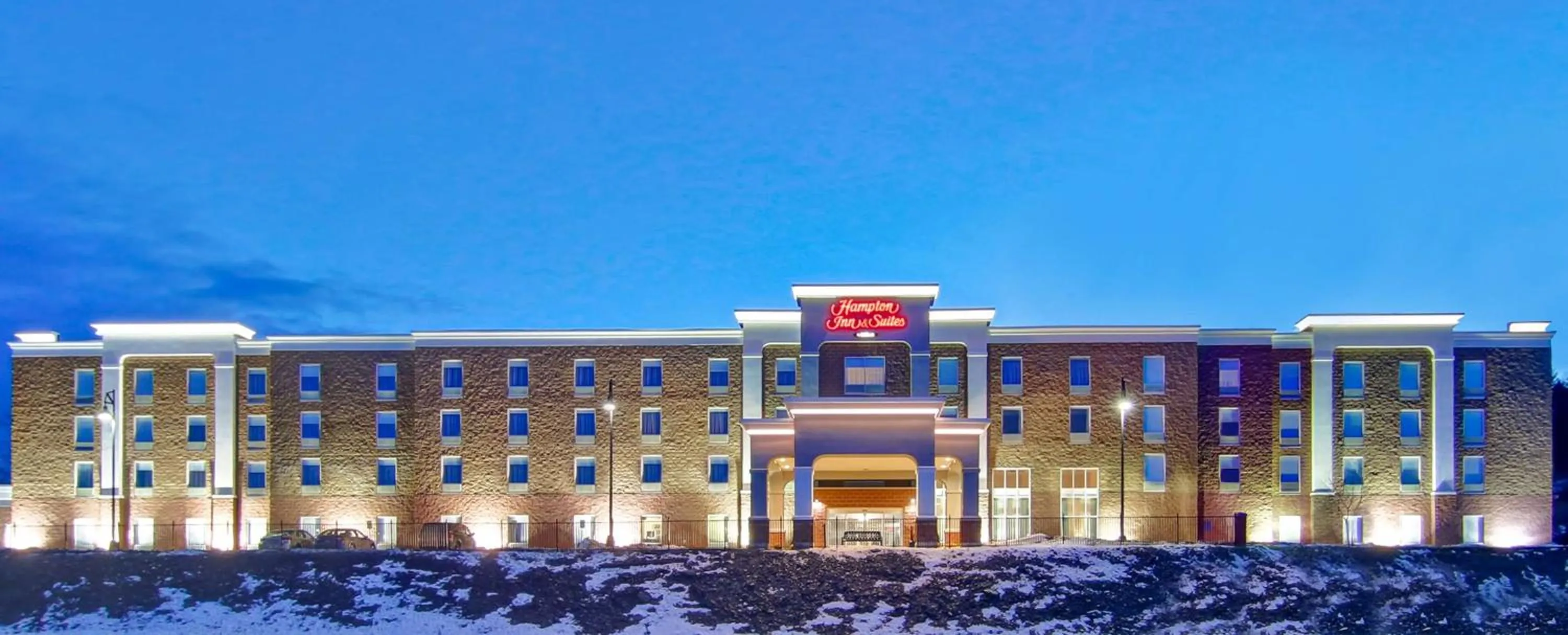 Property building in Hampton Inn & Suites Saint John