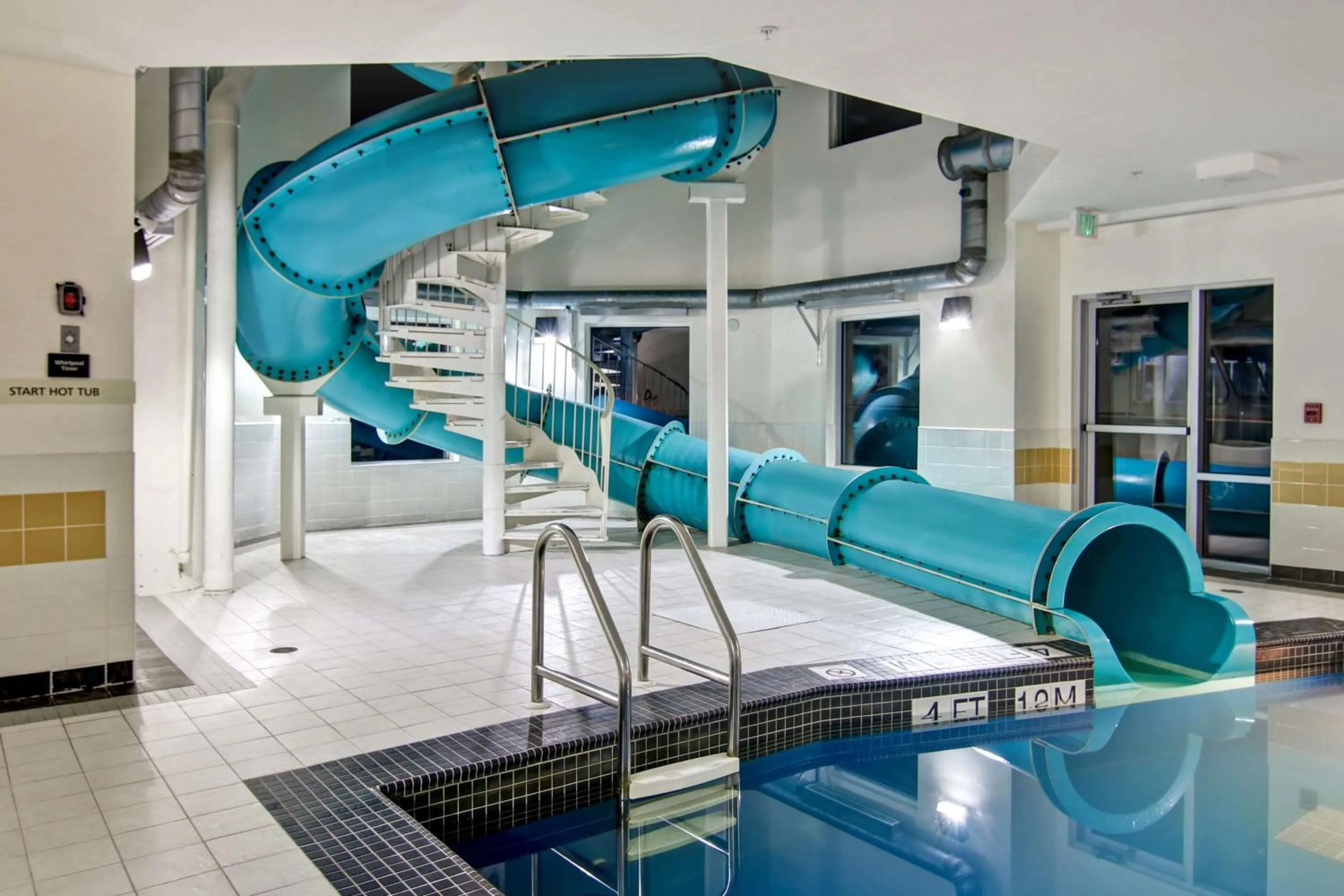 Pool view in Hampton Inn & Suites Saint John