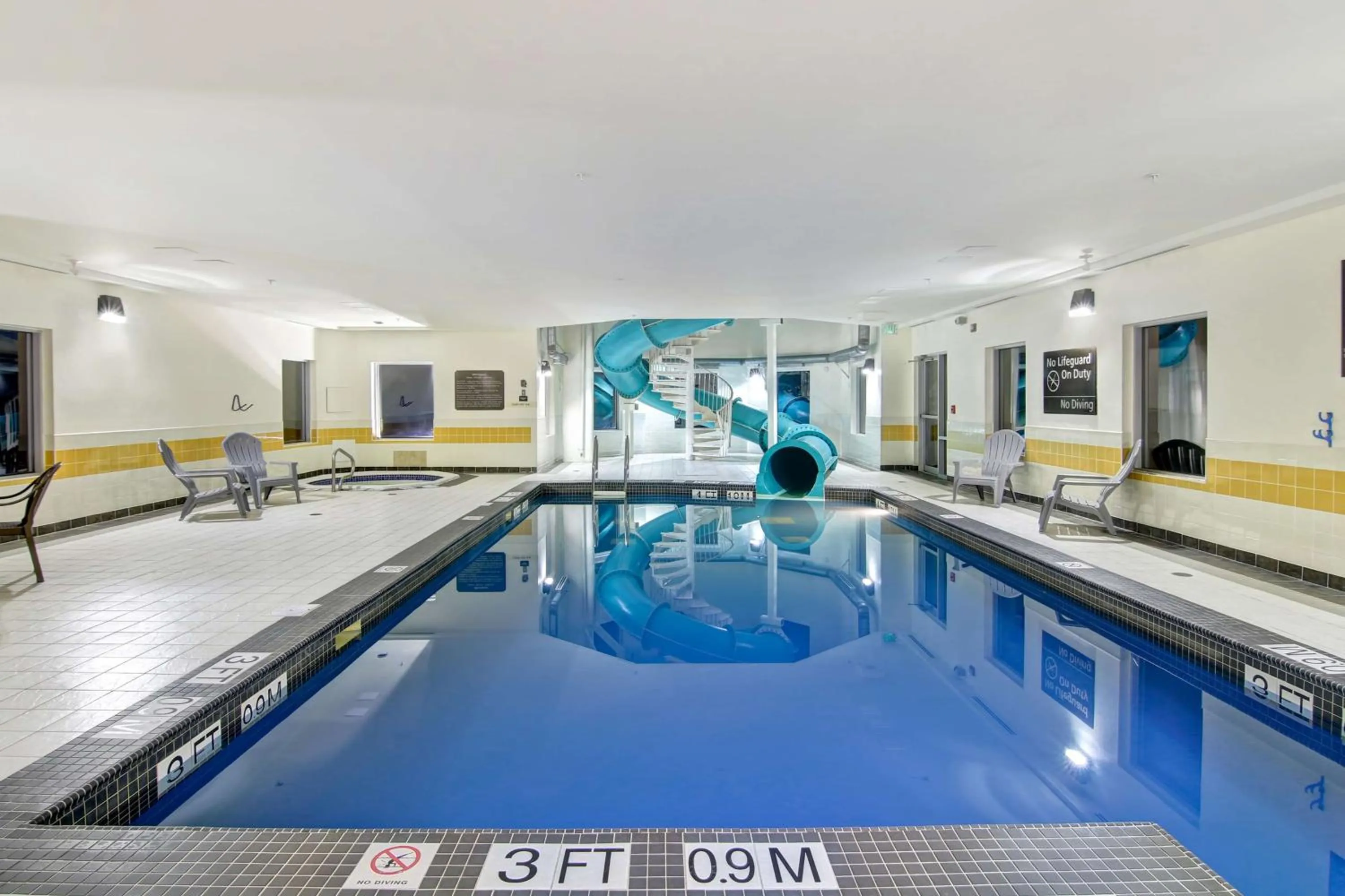 Pool view in Hampton Inn & Suites Saint John