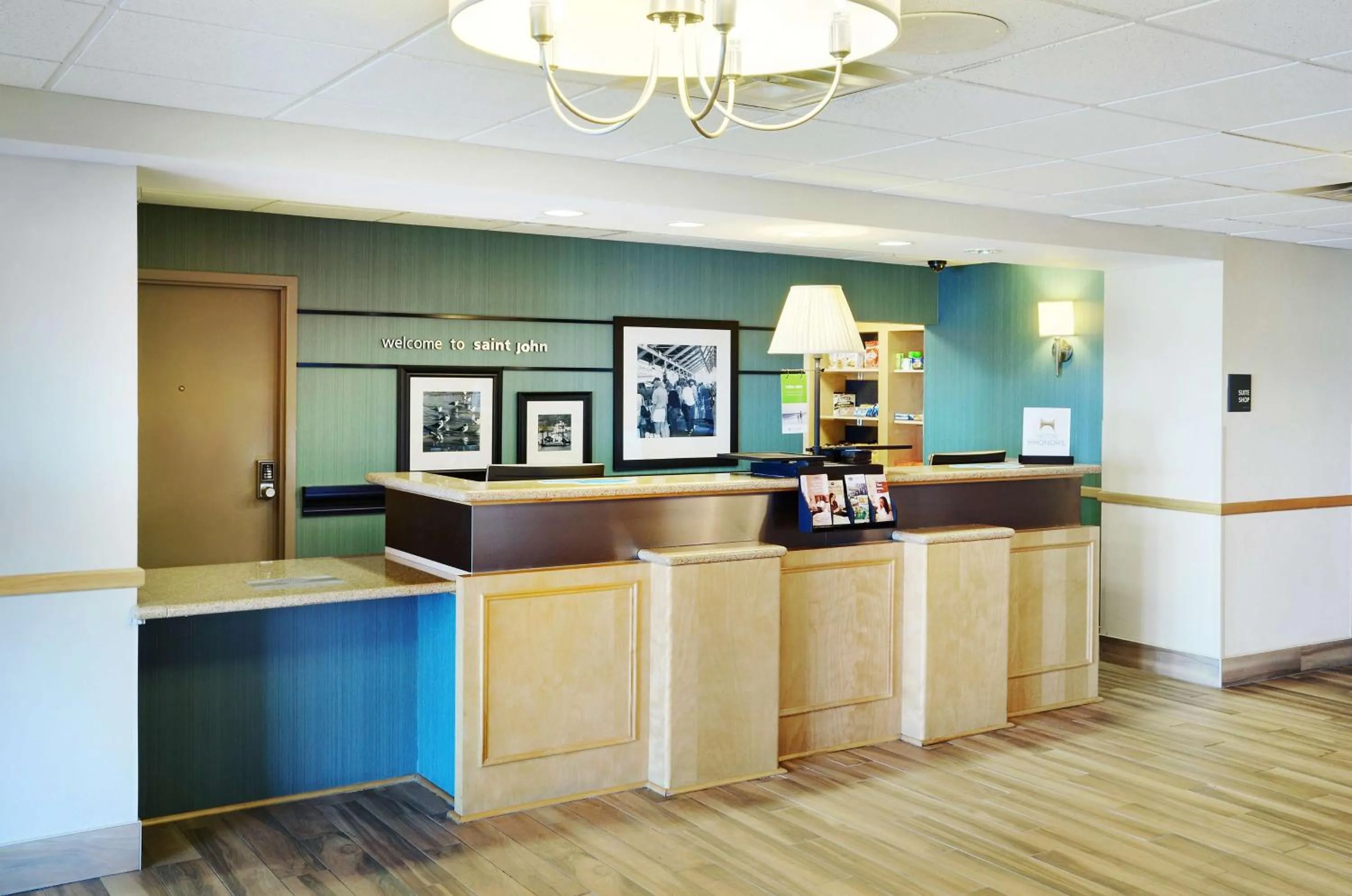 Lobby or reception in Hampton Inn & Suites Saint John