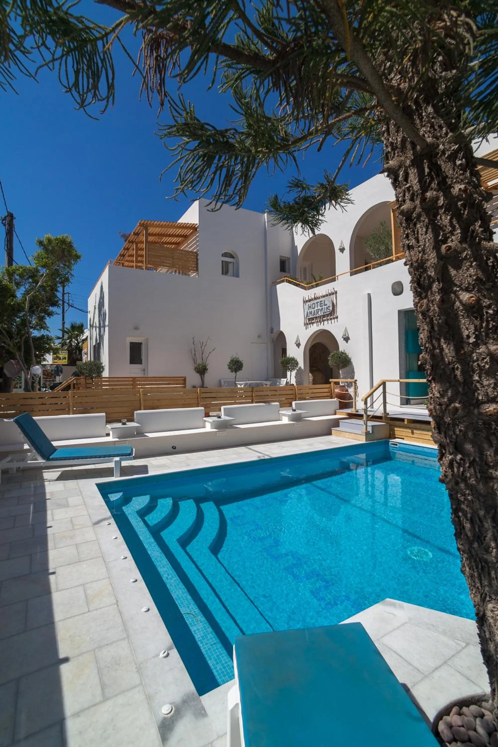 Pool view in Amaryllis Hotel