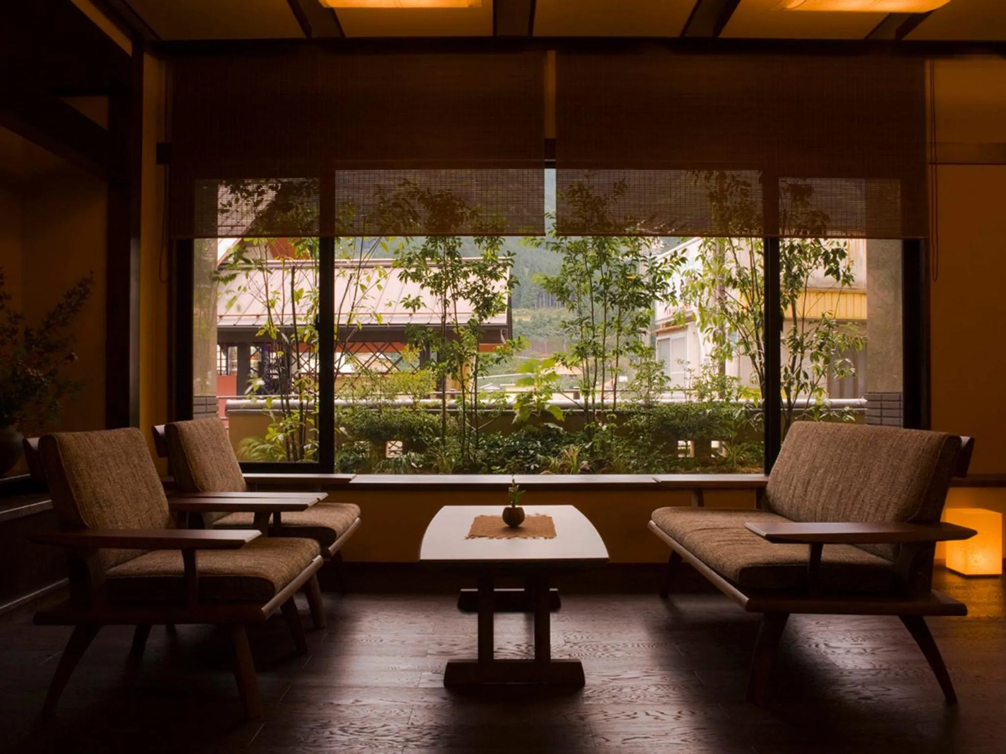 Seating area in Gero Onsen Fugaku