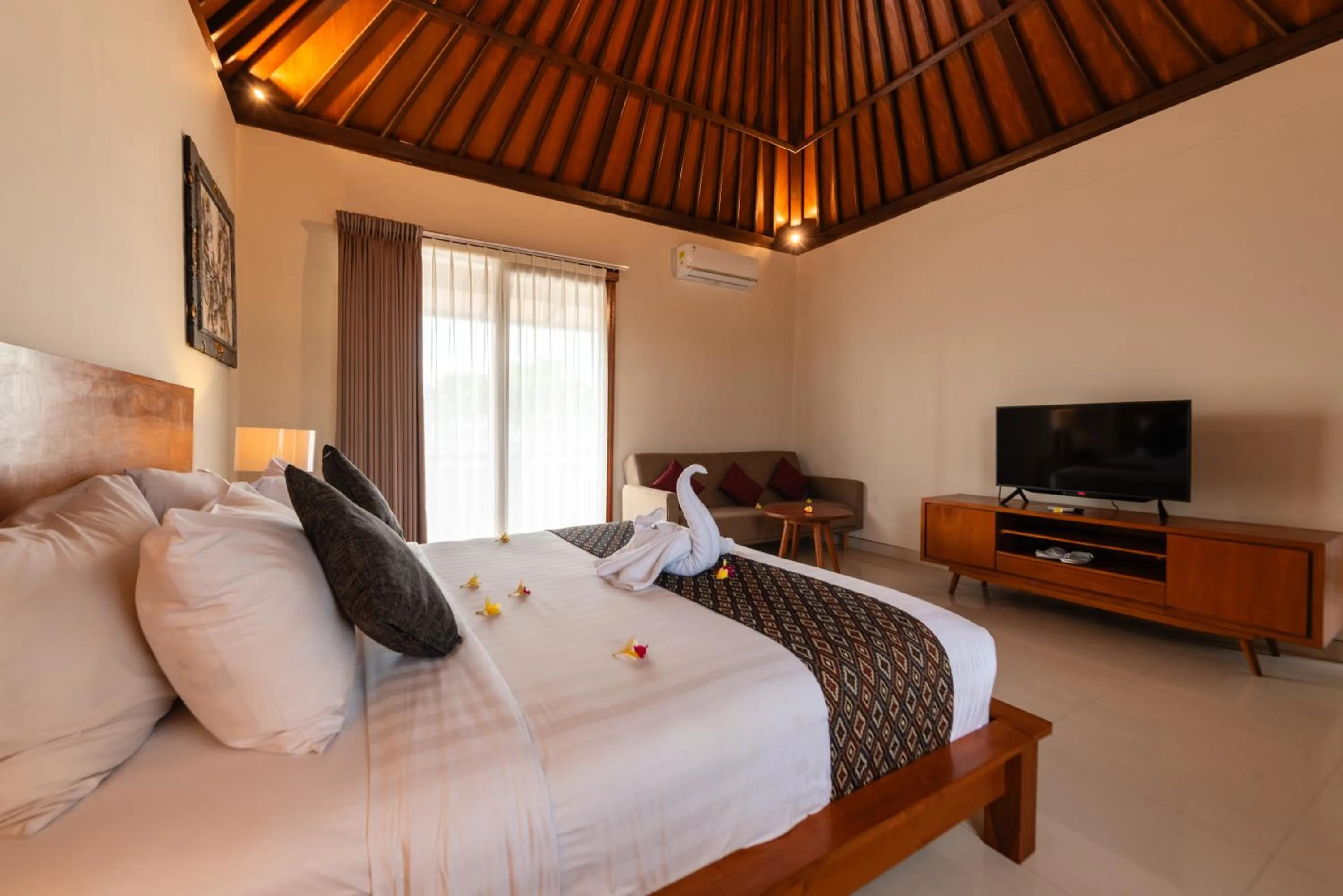 Bed in Bali Ayu Hotel & Villas