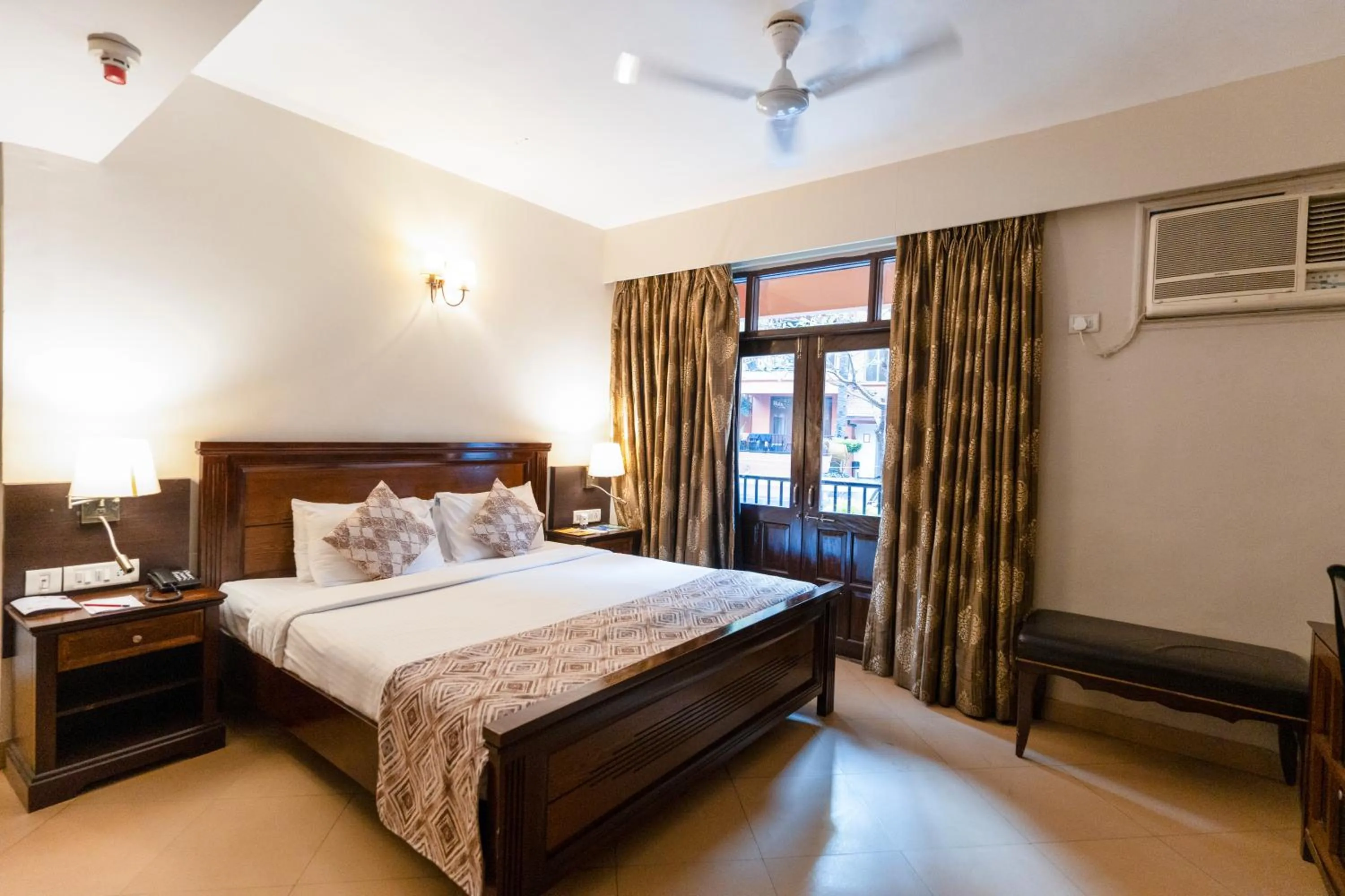 Bedroom, Bed in Neelam's The Grand Hotel Goa