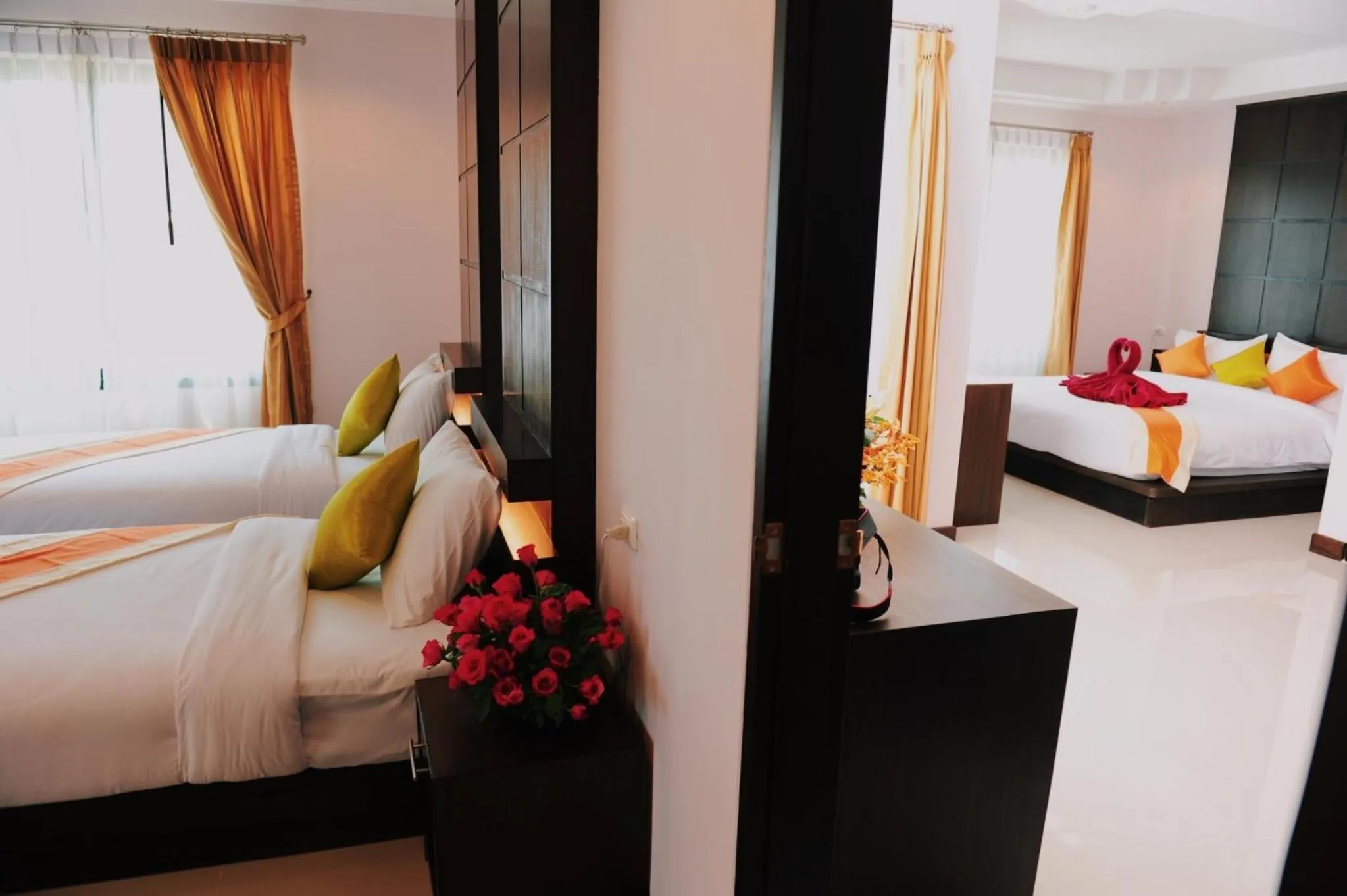 Bed in Ice Kamala Beach Hotel