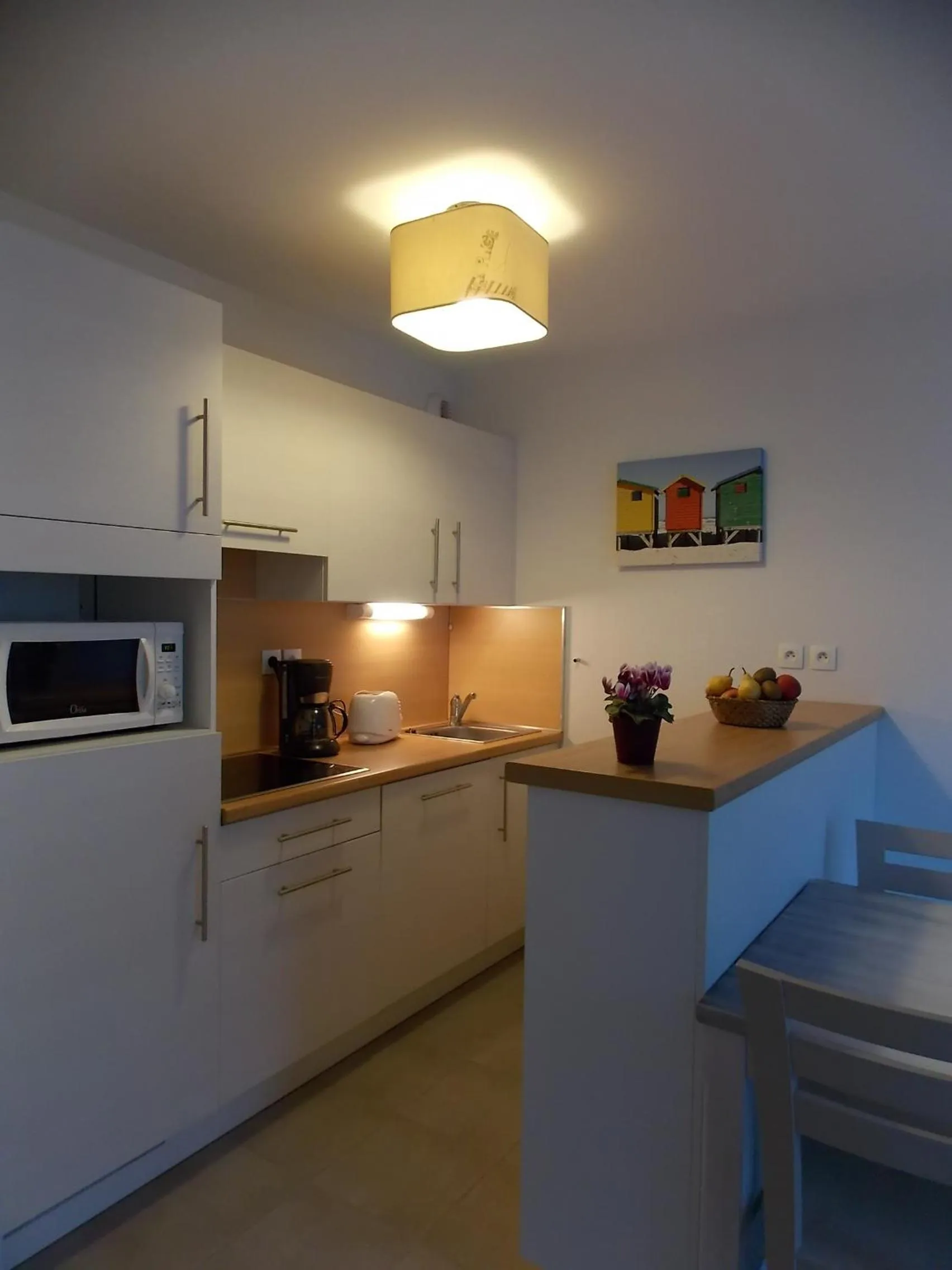 Kitchen or kitchenette in Résidence Vacances Bleues Les Jardins d'Arvor