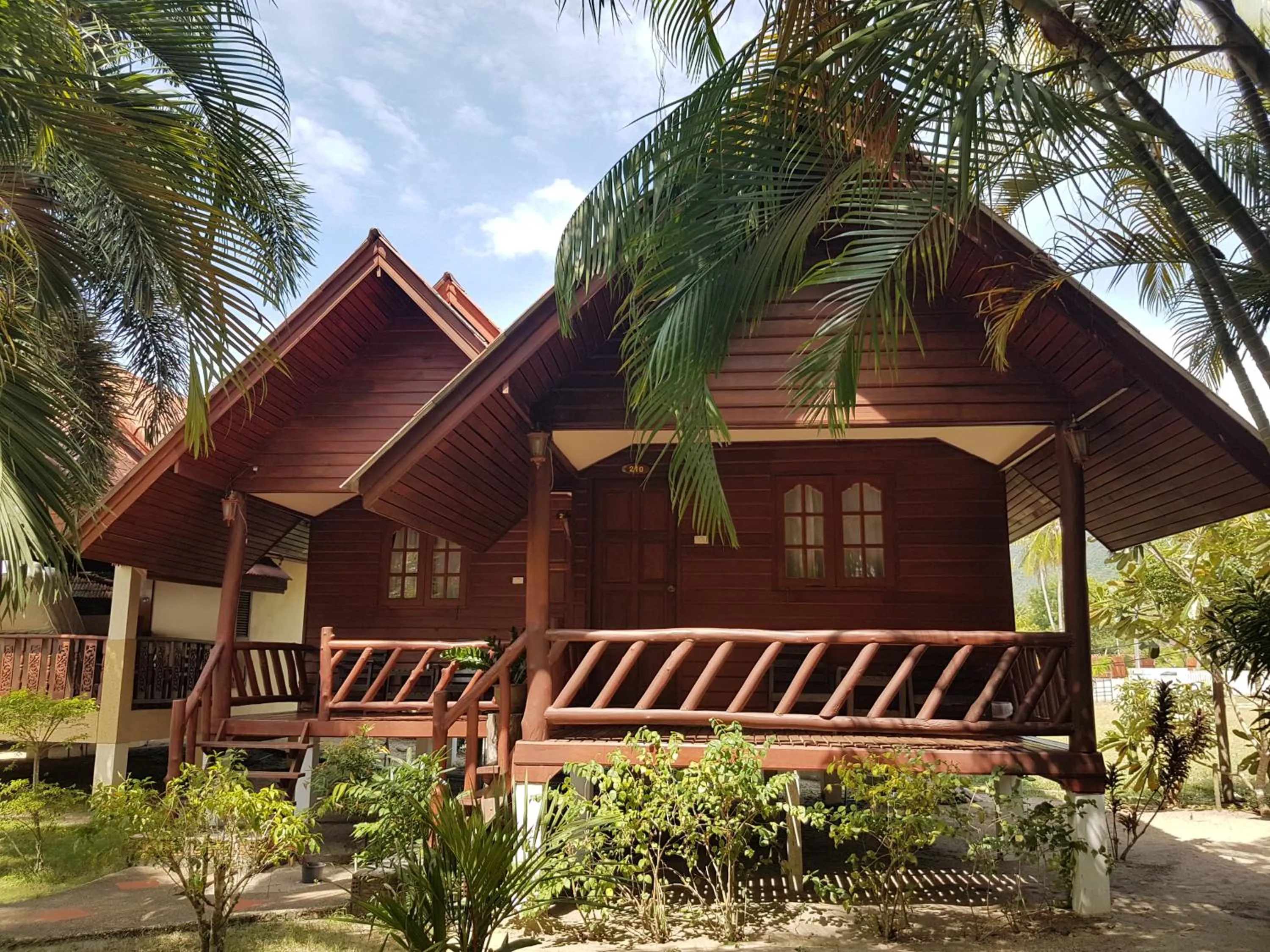 Patio in Morning Star Resort