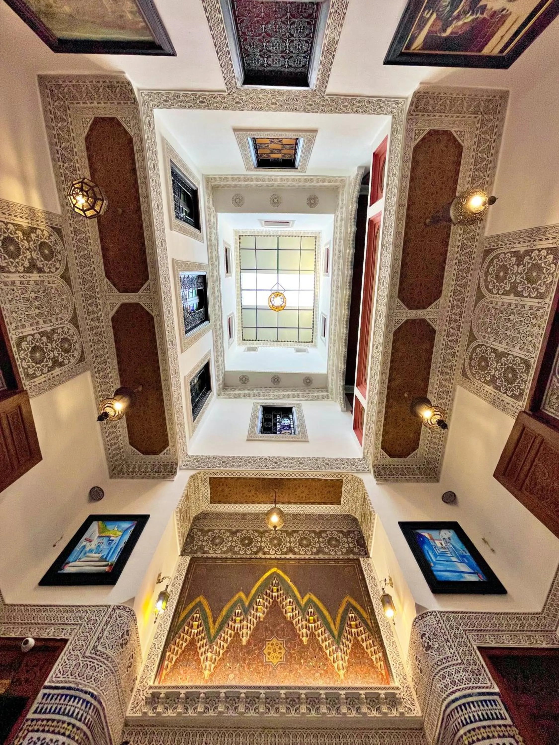 Lobby or reception in Riad Dar Guennoun - Luxury Suites in the Heart of Fes