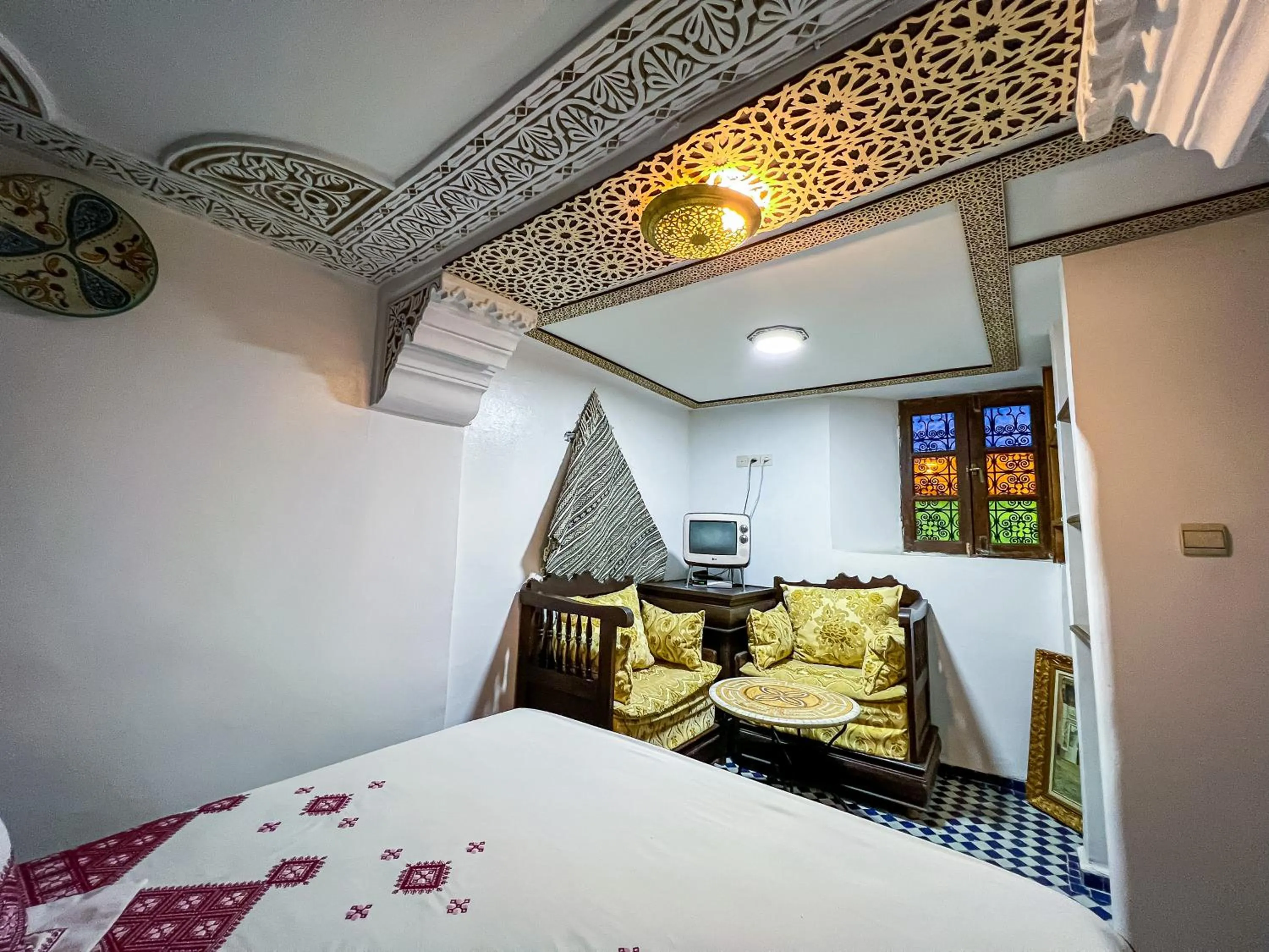 Photo of the whole room, Bed in Riad Dar Guennoun - Luxury Suites in the Heart of Fes