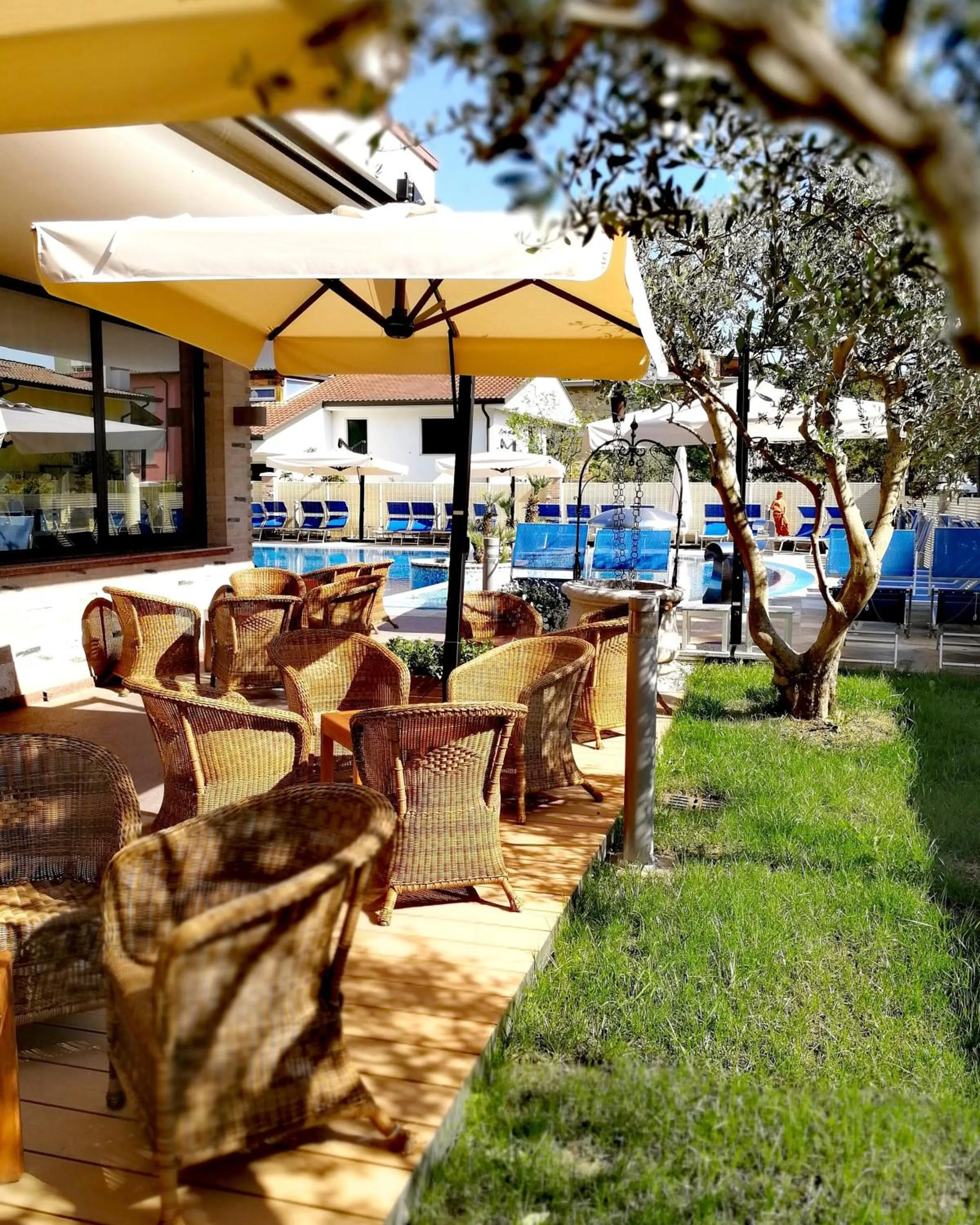 Patio in Hotel & Wellness Fra I Pini