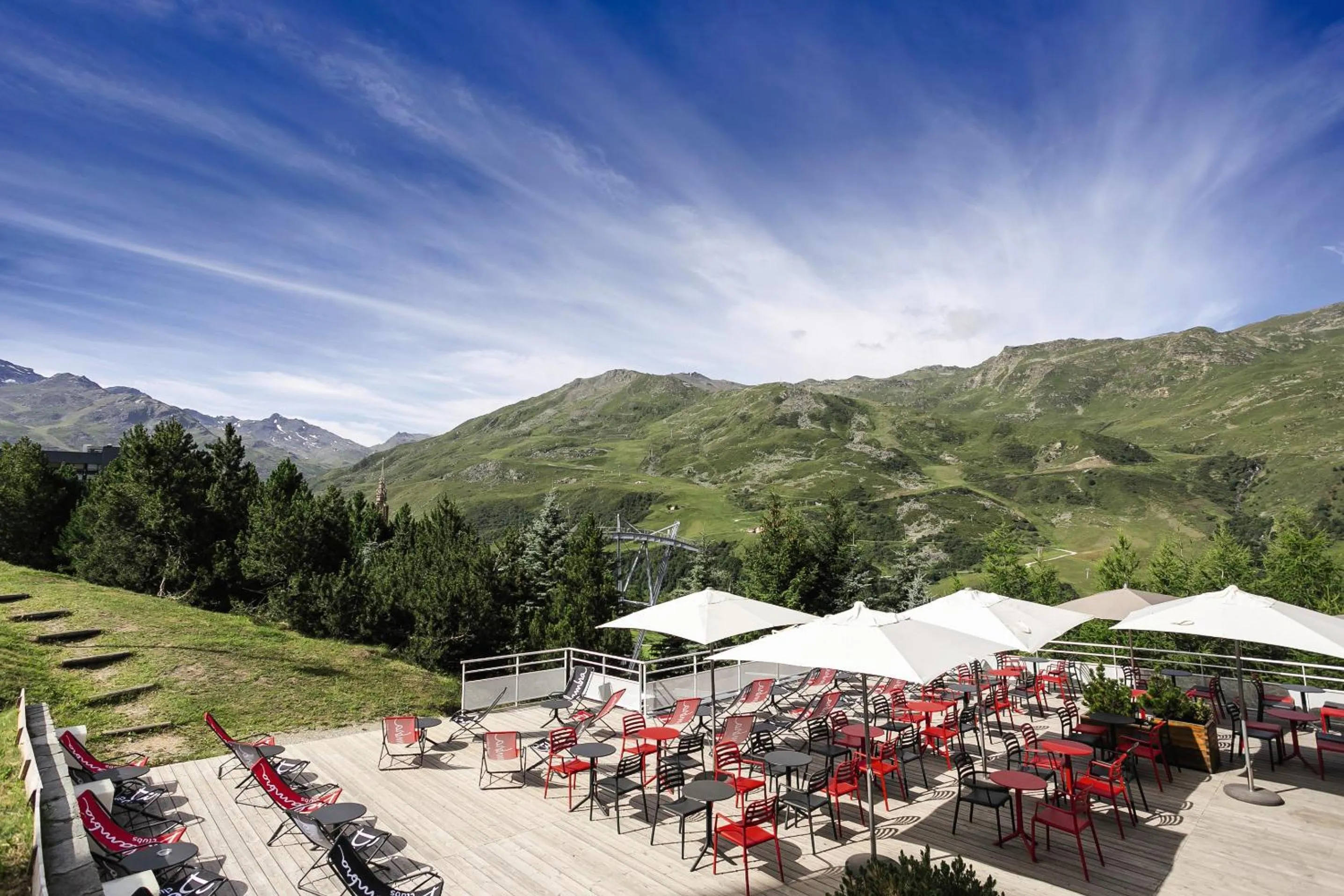Patio in Belambra Clubs Les Menuires - Neige Et Ciel
