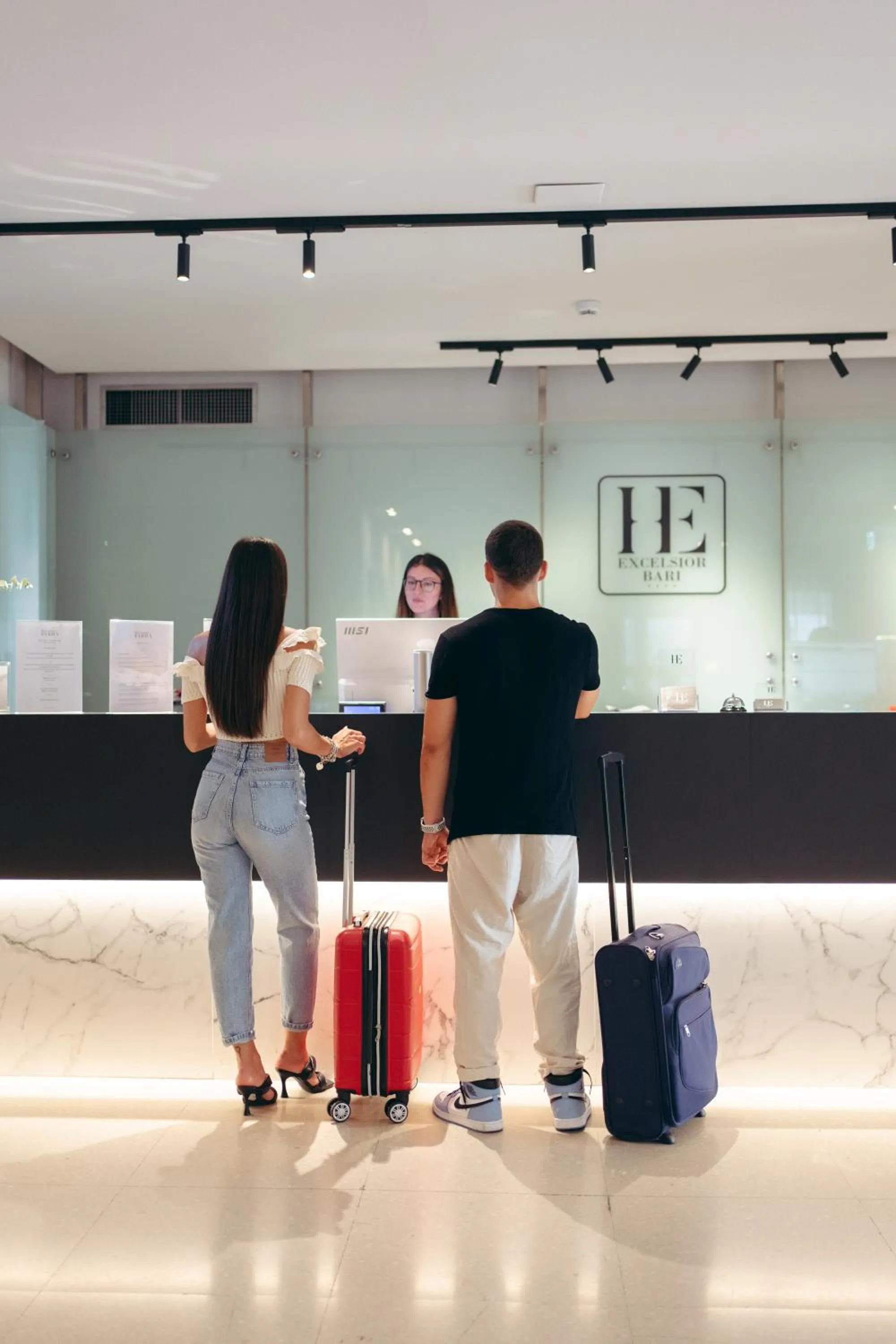 Lobby or reception in Hotel Excelsior Bari