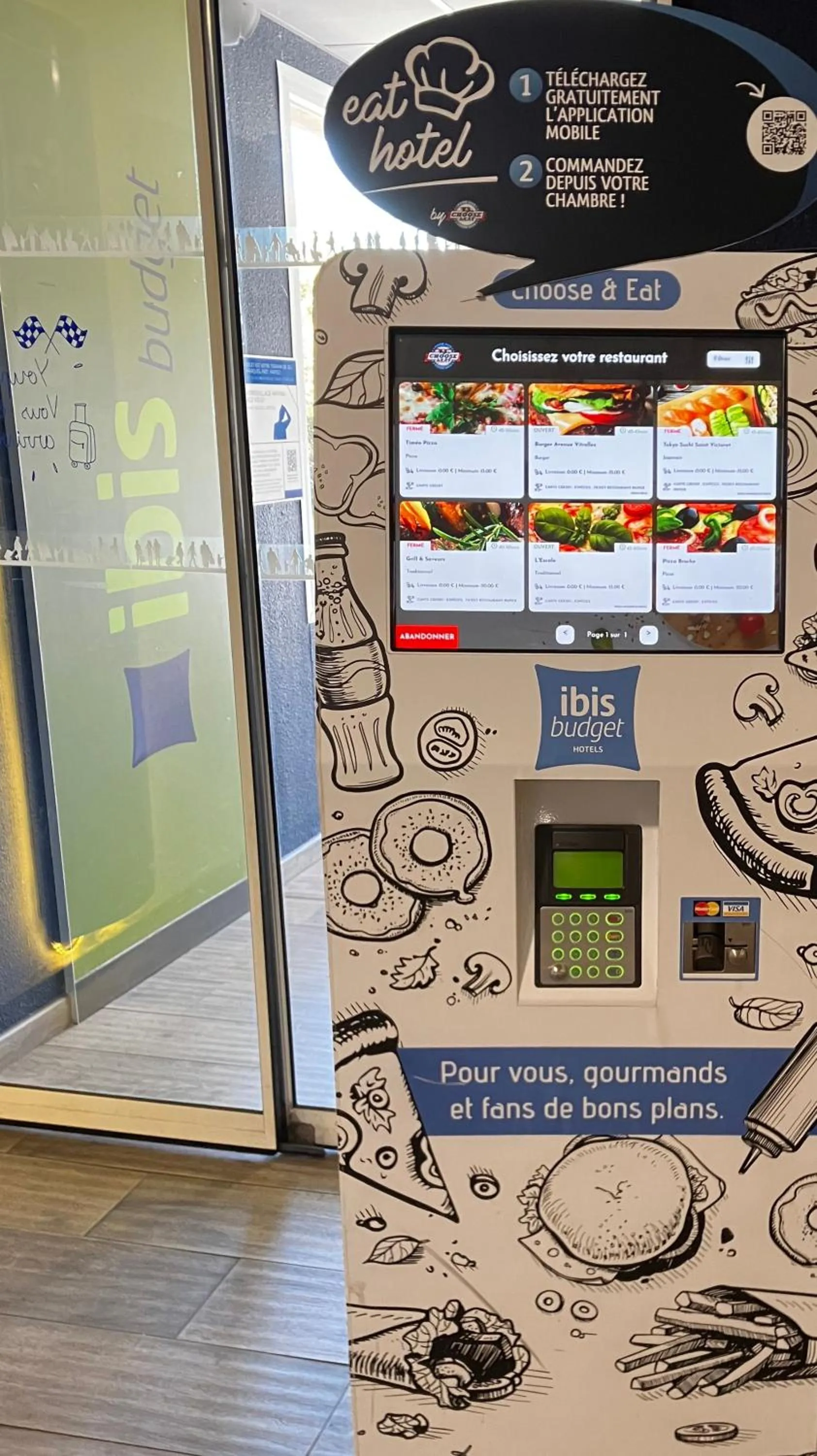 Food and drinks in ibis budget Marseille Aeroport Provence