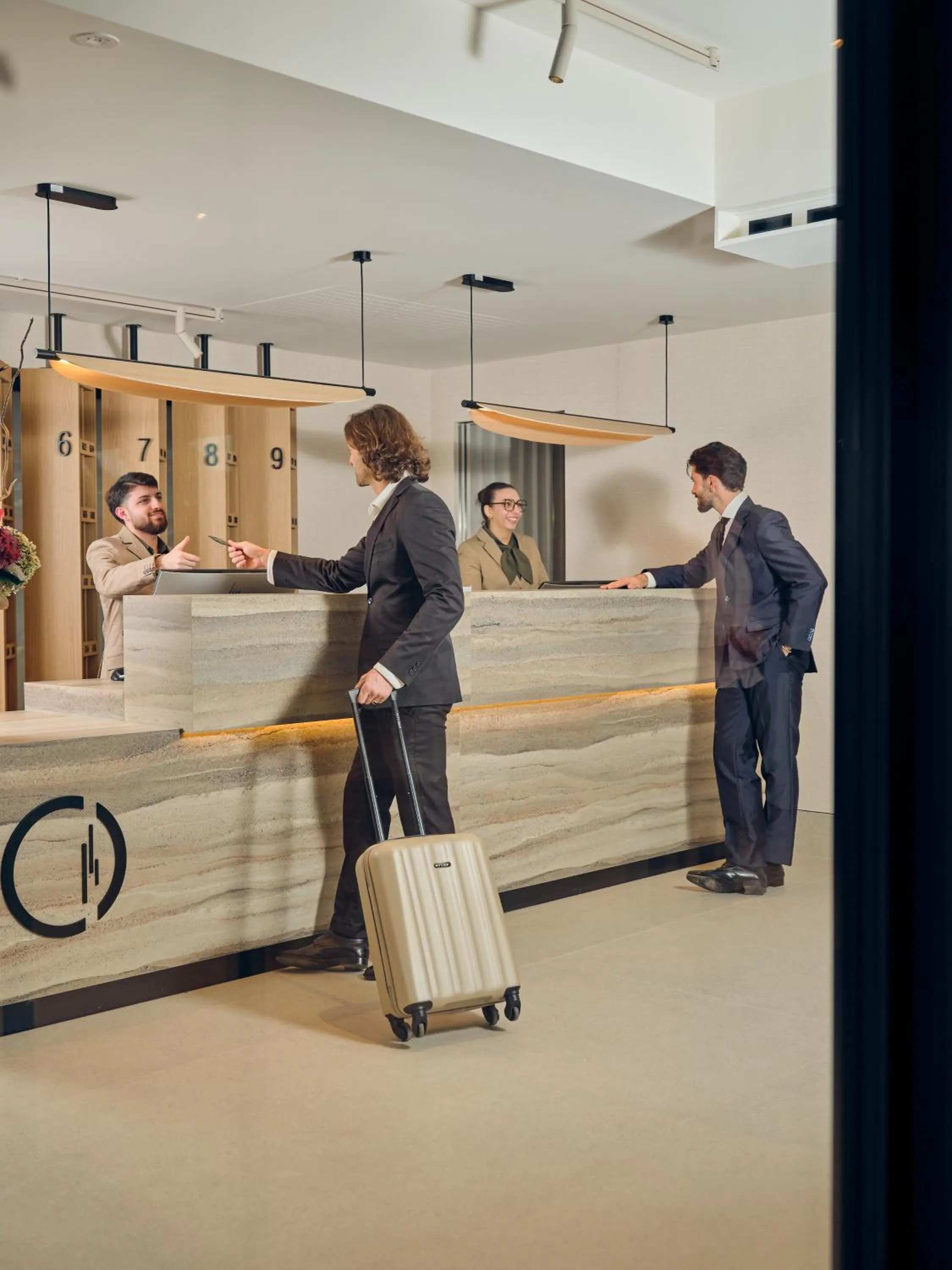 Lobby or reception in Il Leon D'Oro Bari - by Farace Hotels