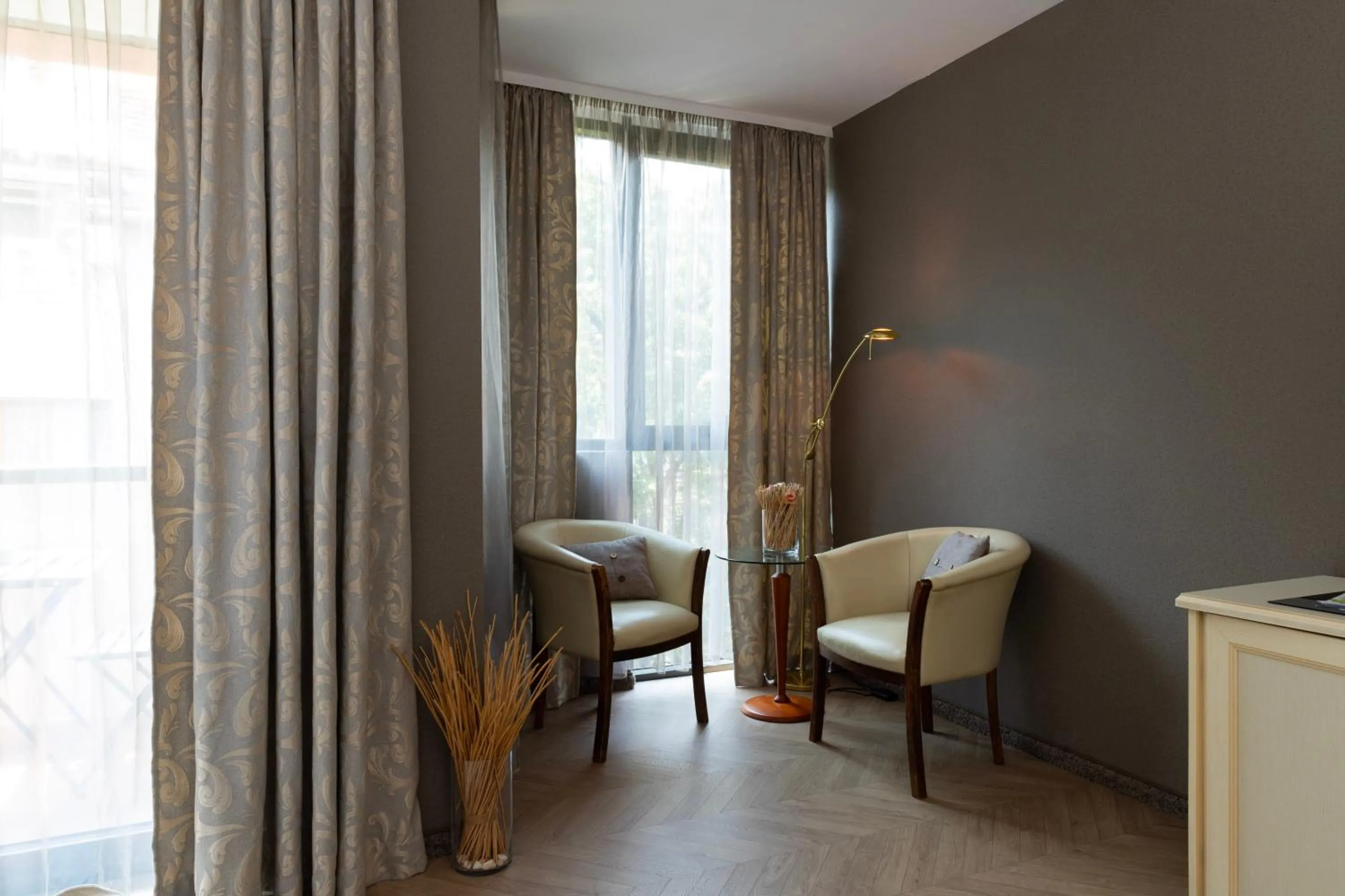 Seating area in St. George Hotel