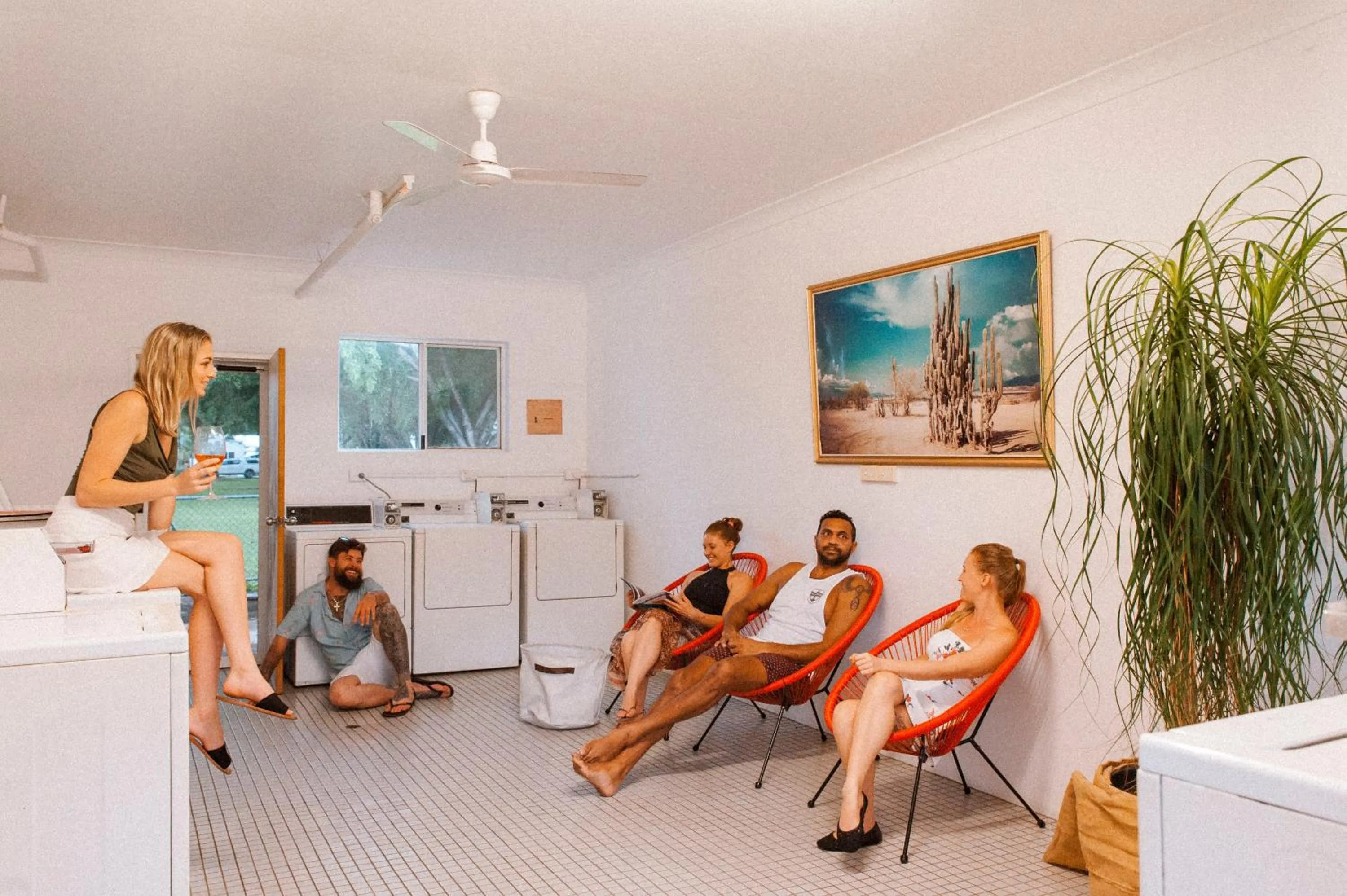 People in Motel Nomad