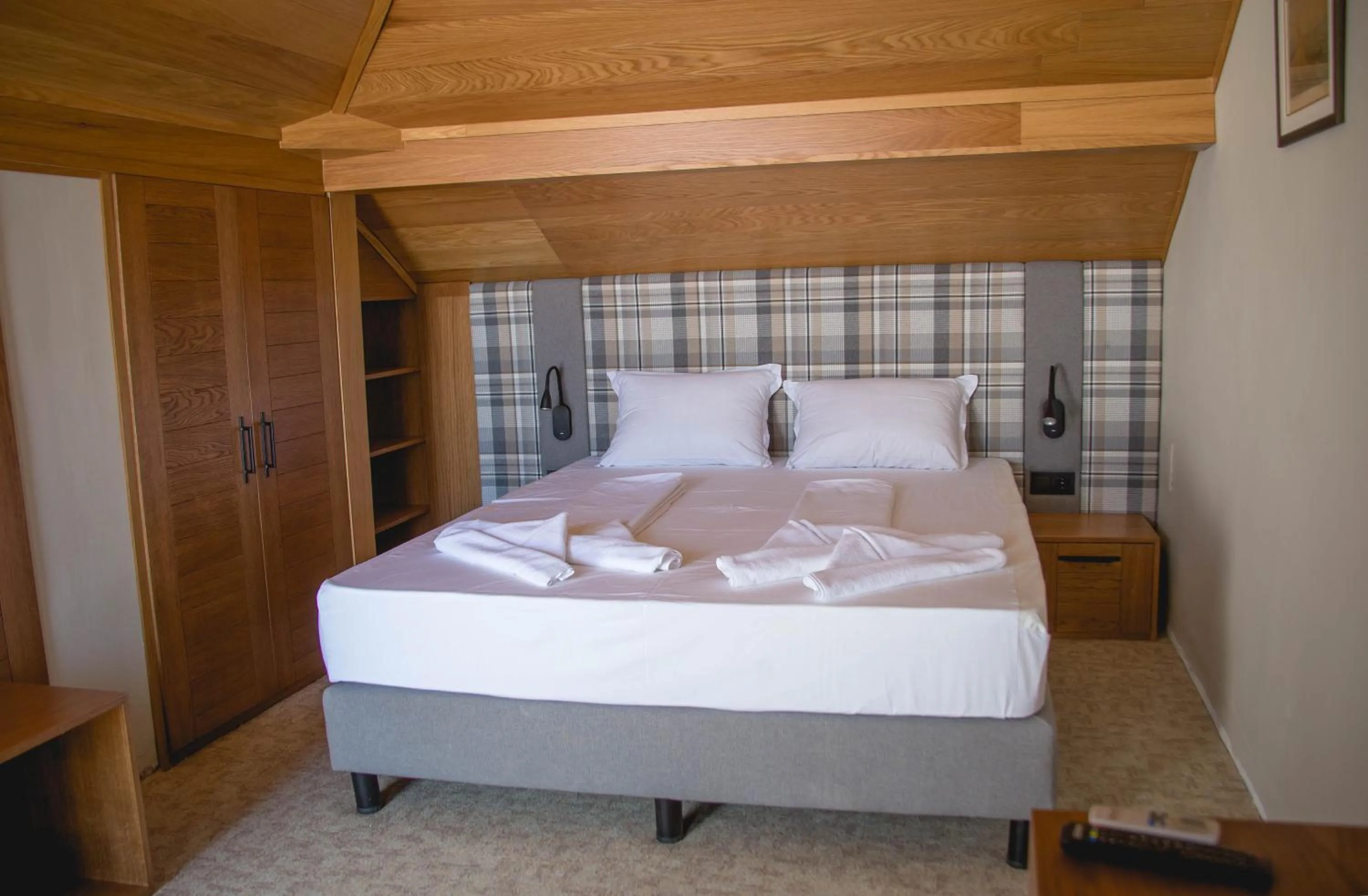 Bed in Prince Cyril Hotel