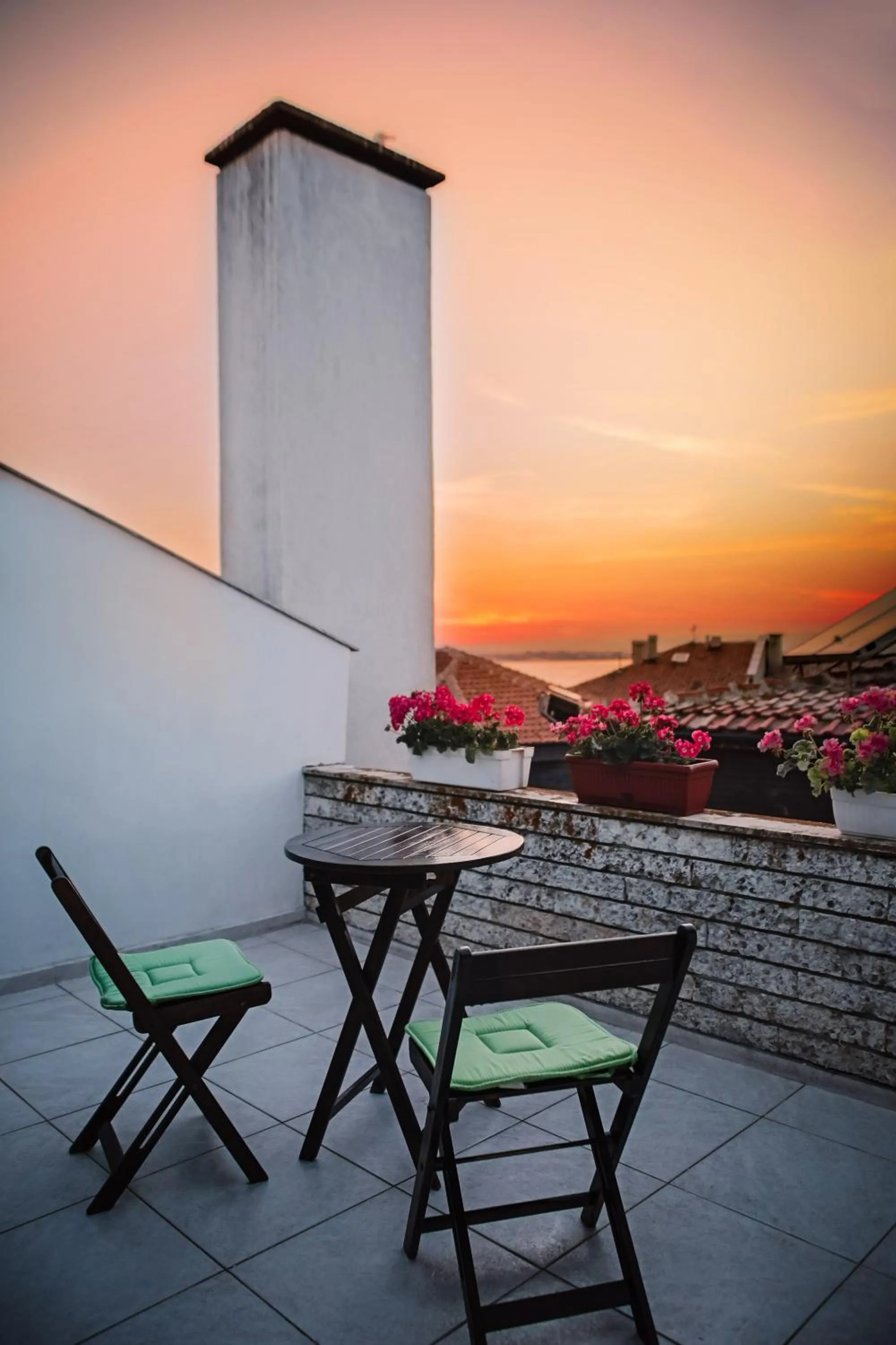 Patio in Prince Cyril Hotel