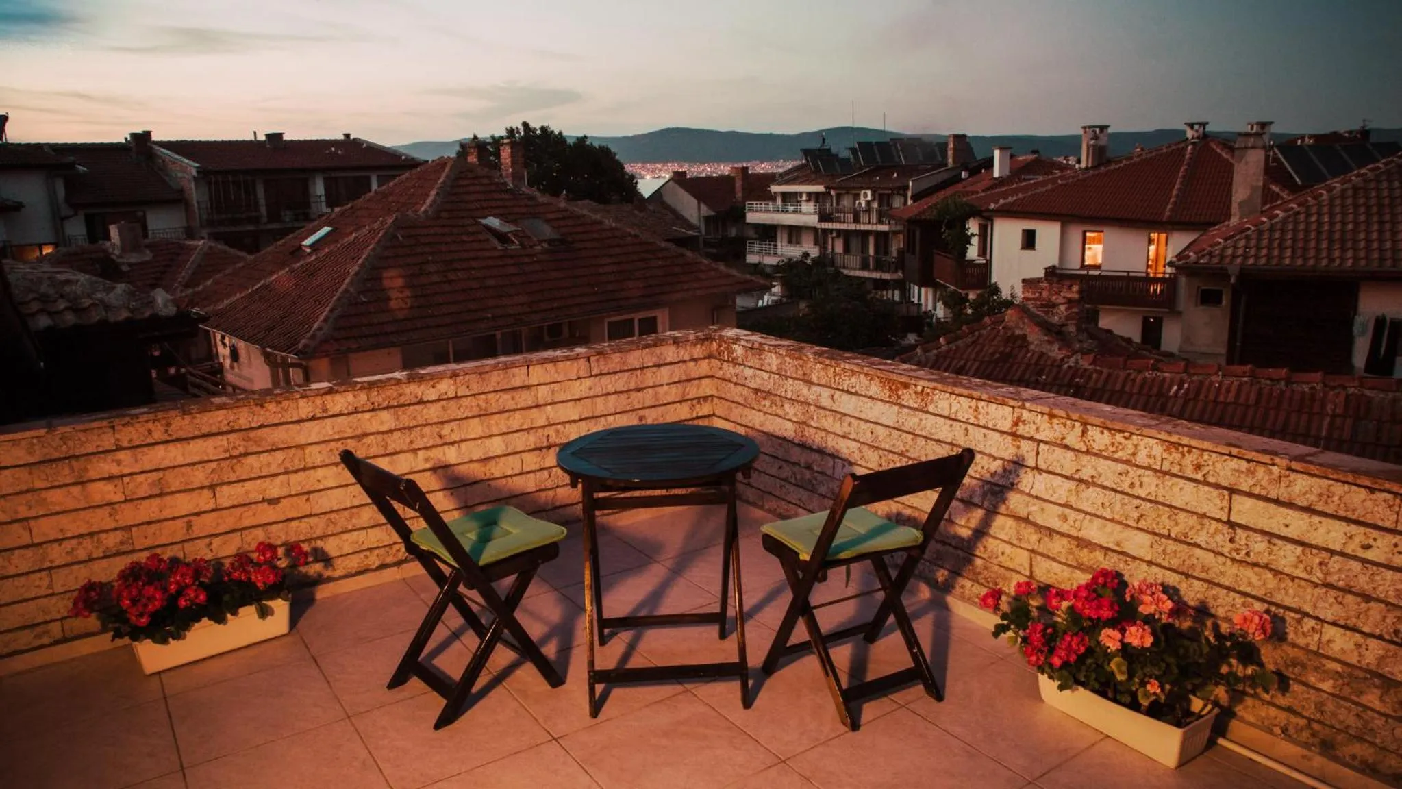 Patio in Prince Cyril Hotel