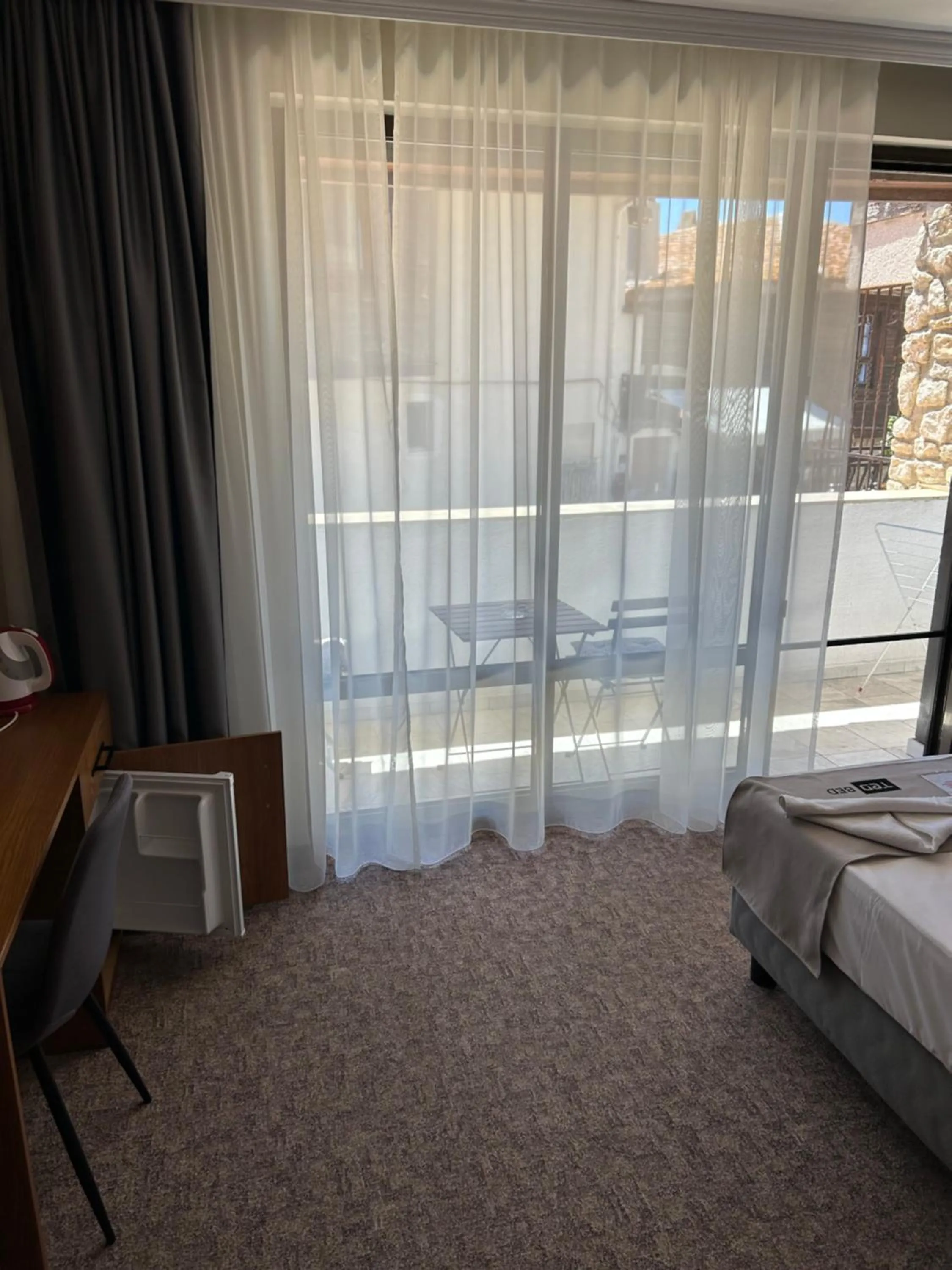 Bed in Prince Cyril Hotel