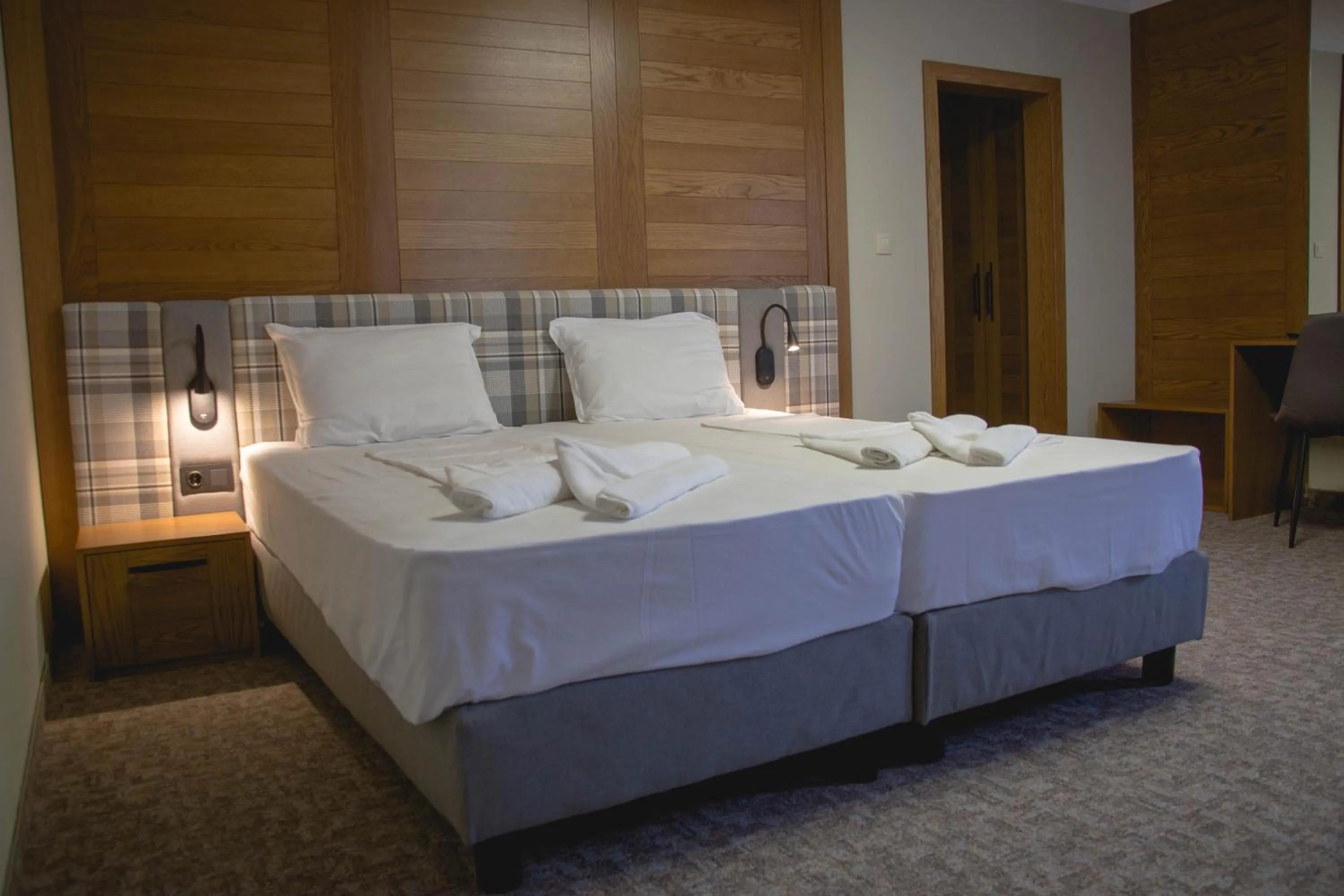 Bed in Prince Cyril Hotel