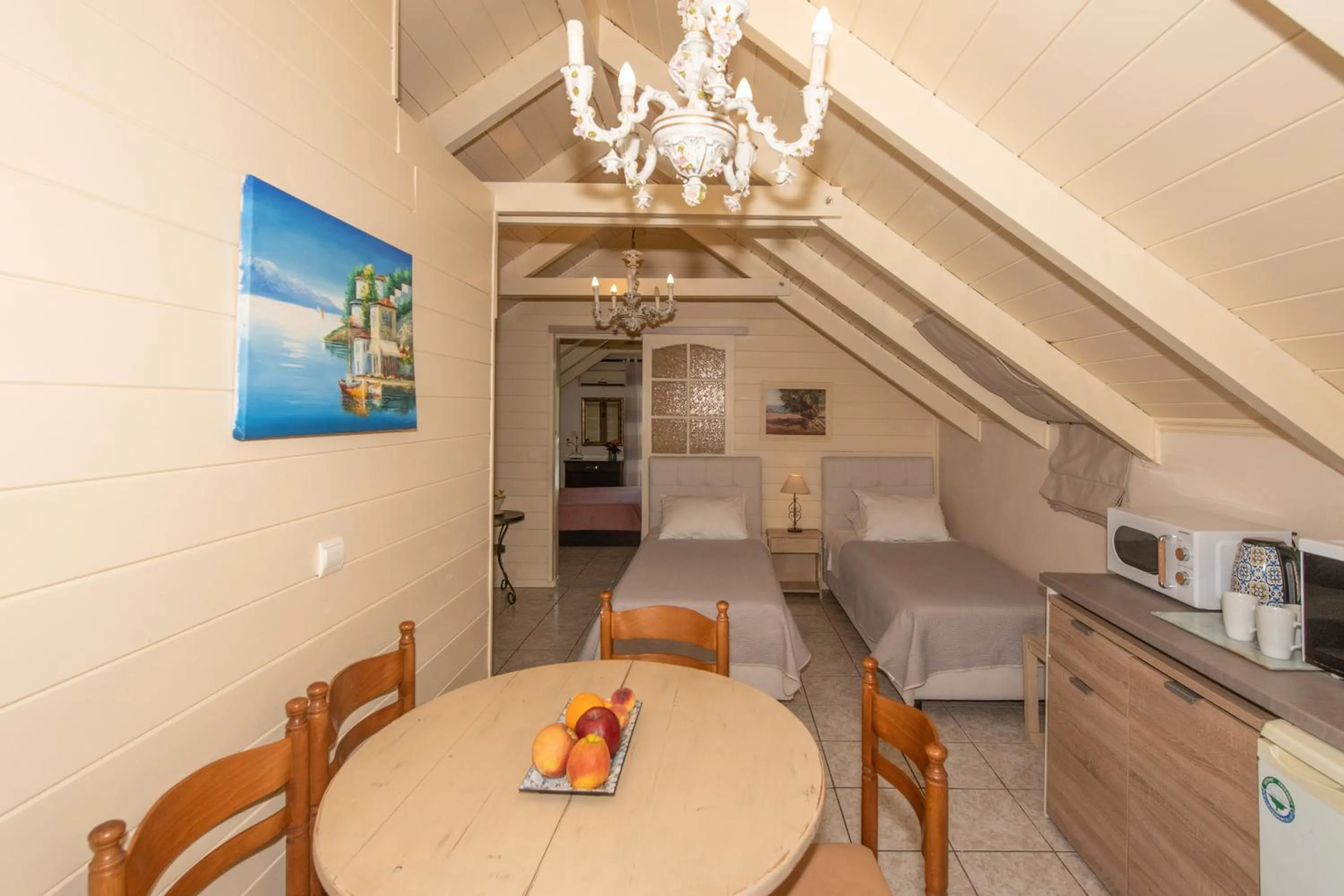 Kitchen or kitchenette in Tsolakis Studios & Apartments