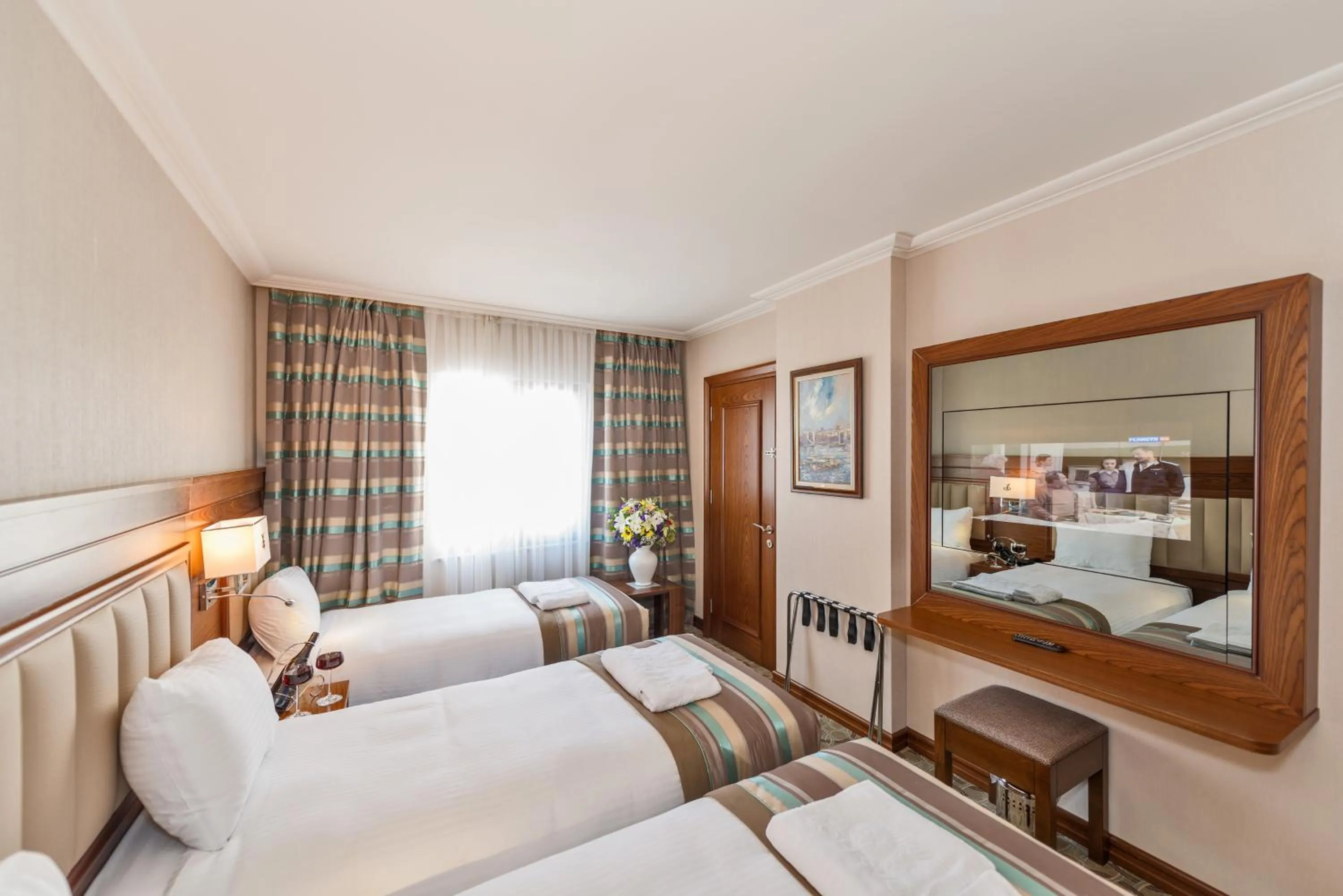 Bed in Bekdas Hotel Deluxe & Spa