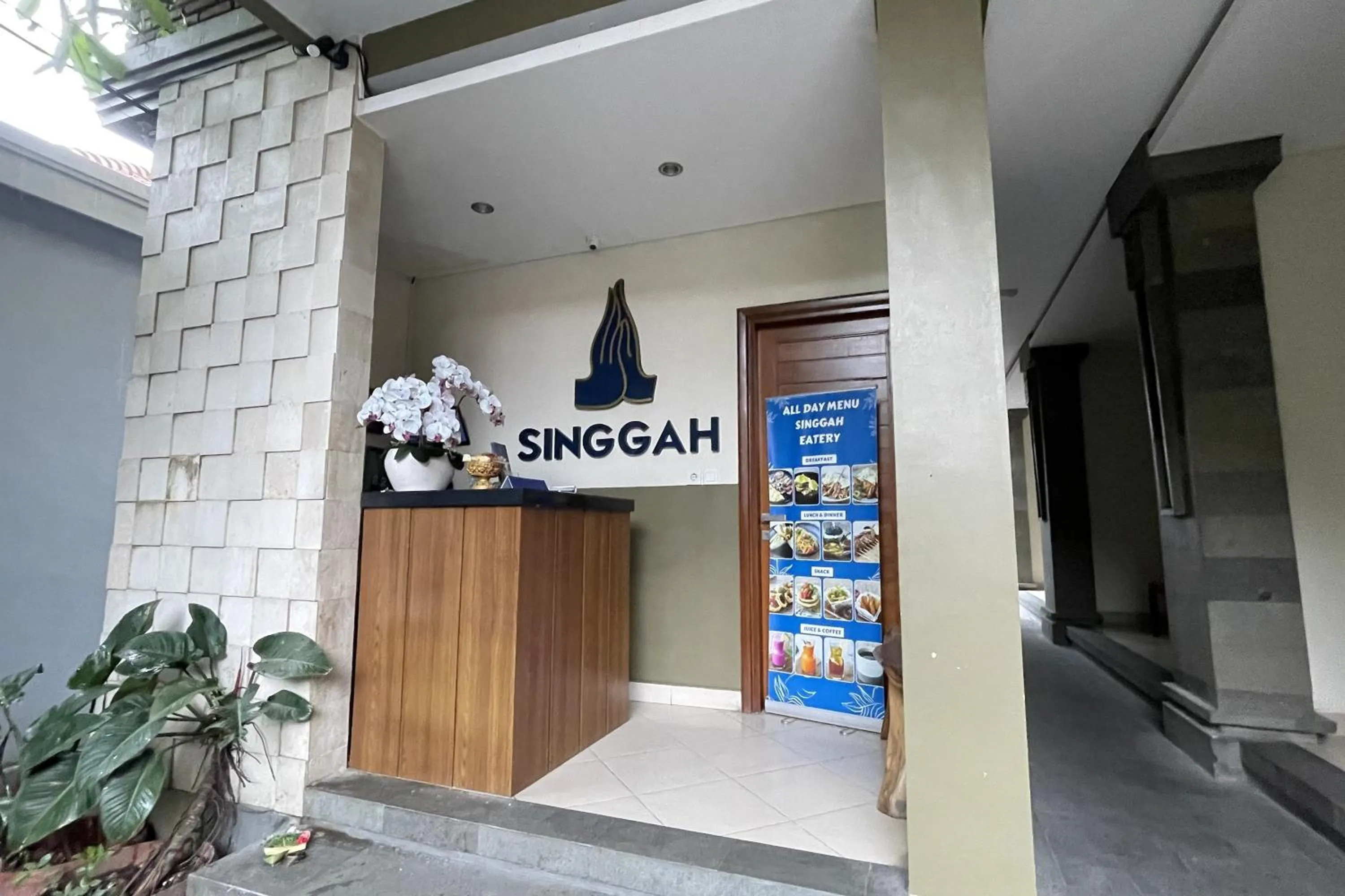 Lobby or reception in Singgah Hotel Seminyak