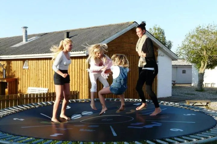 Children play ground in Løkken Family Camping & Guesthouse