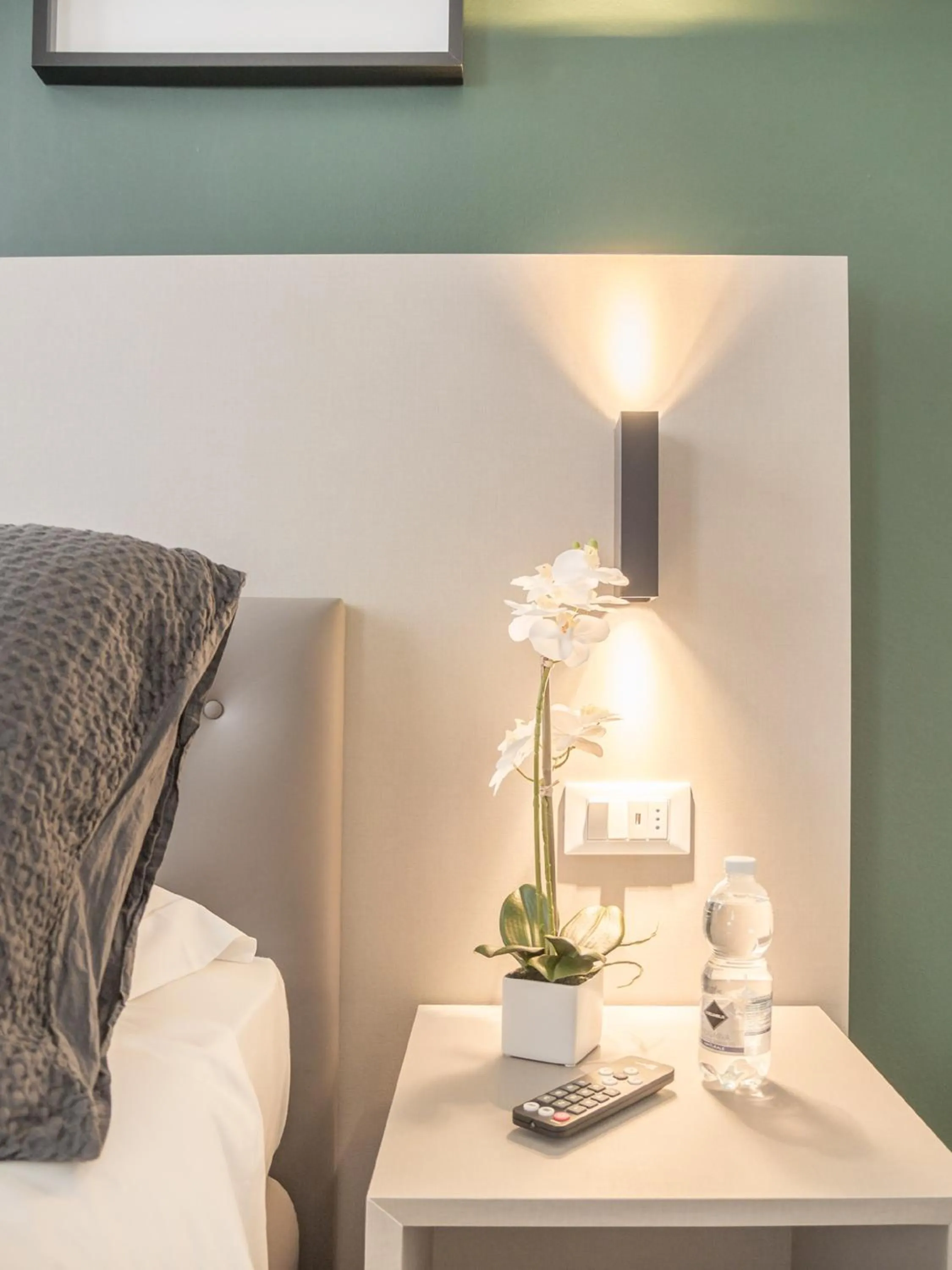 Decorative detail, Bed in Grand Canal Suite by Wonderful Italy