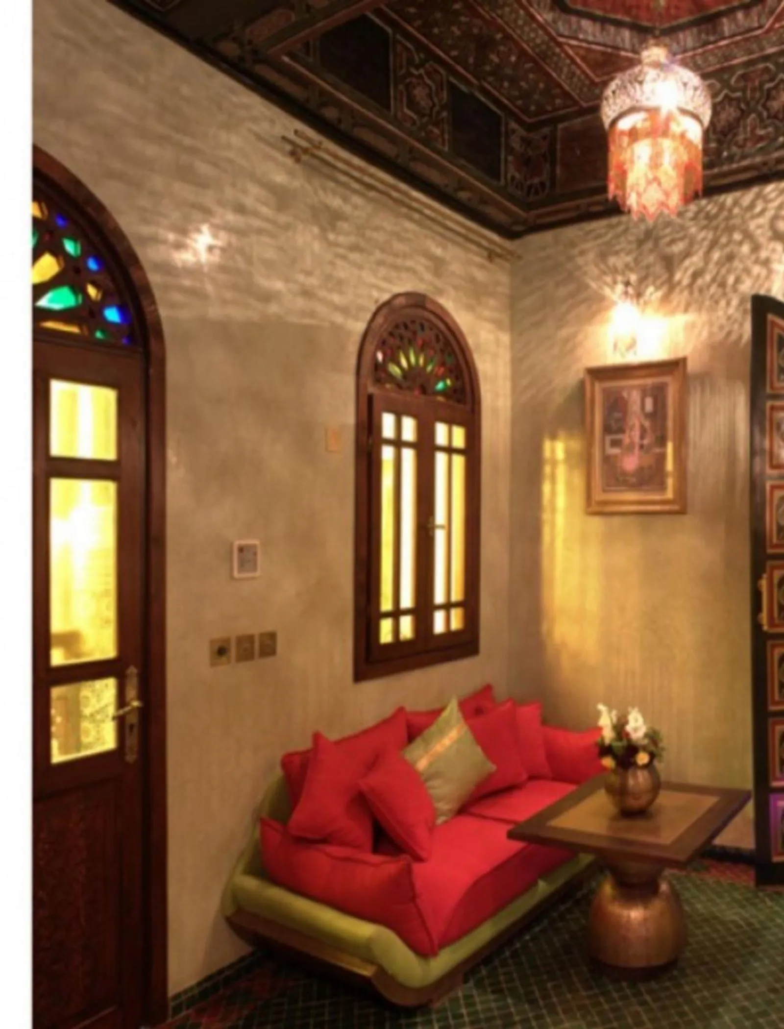 Seating area in Mumtaz Mahal