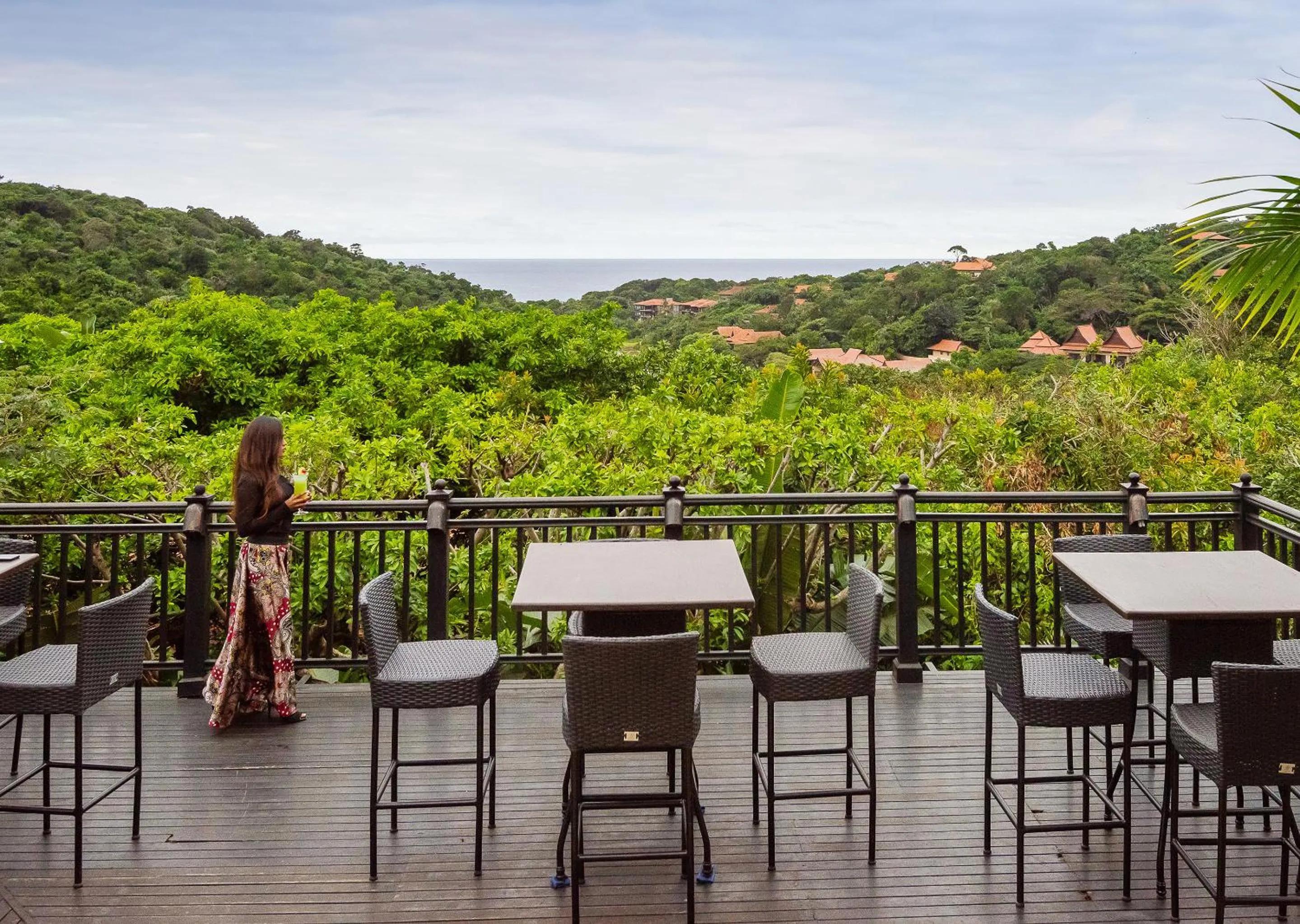 Patio in Zimbali Lodge by Dream Resorts