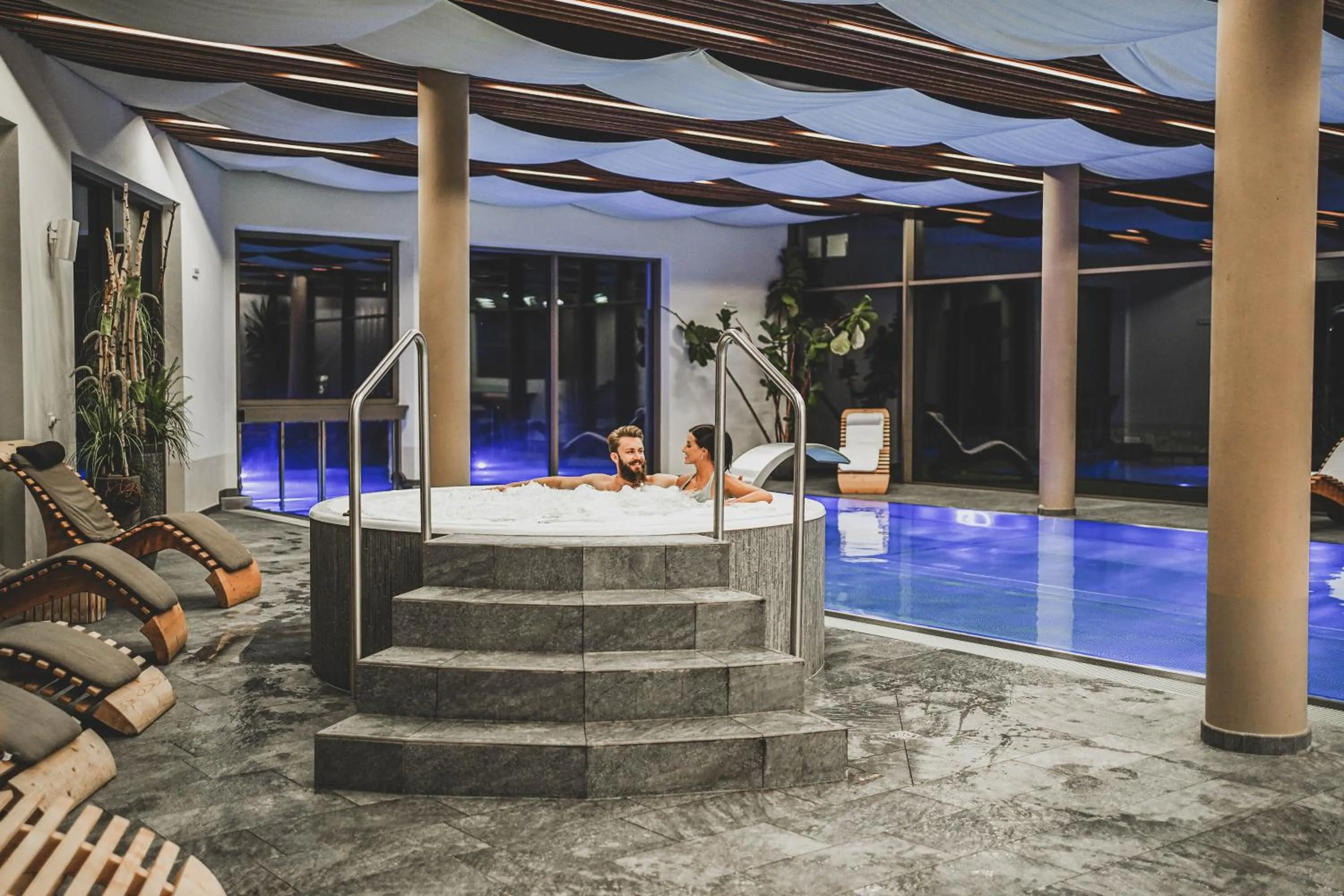 Hot Tub in Sporthotel Zoll