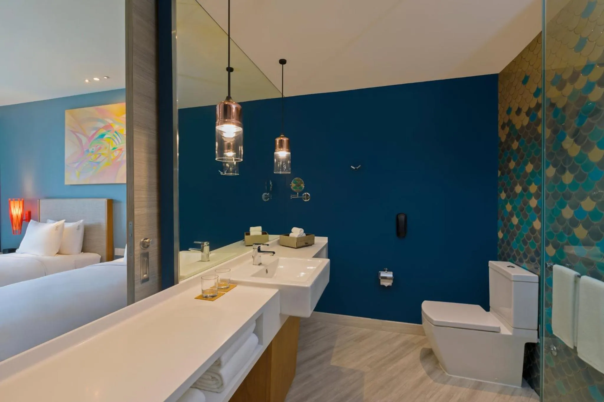 Bathroom, Bed in Holiday Inn Resort Vana Nava Hua Hin by IHG