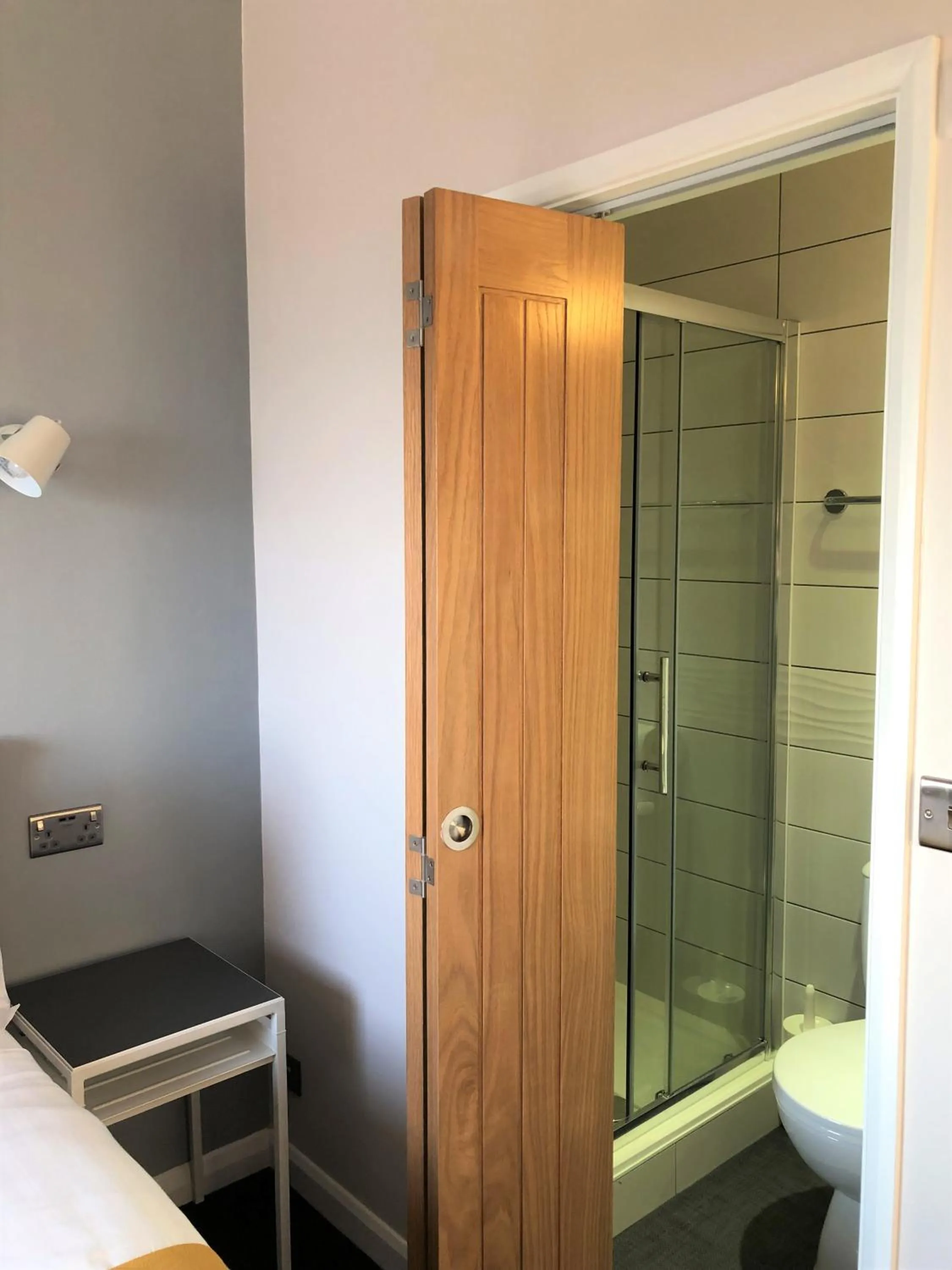 Shower in Legends Hotel