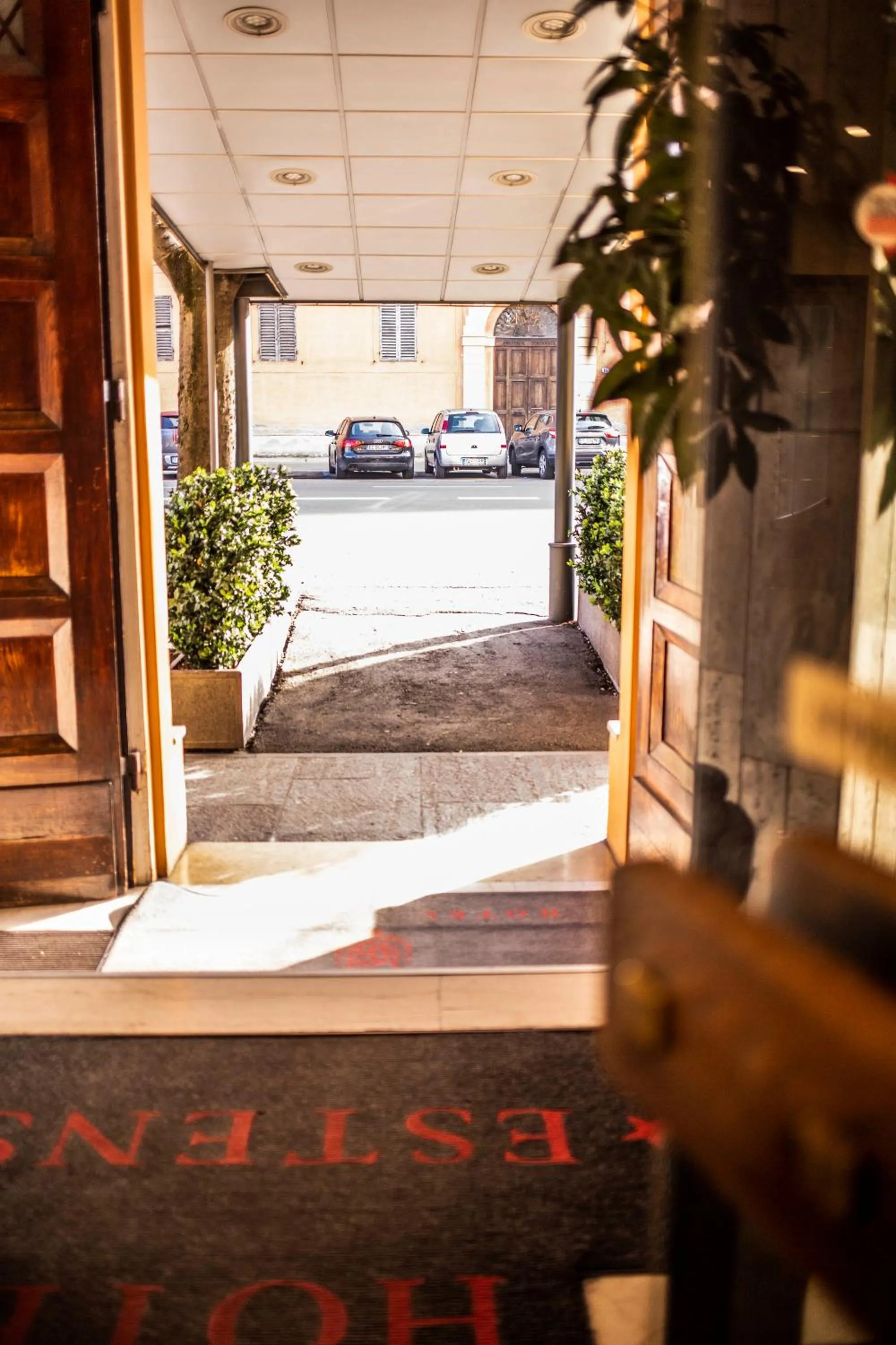 Facade/entrance in Hotel Estense