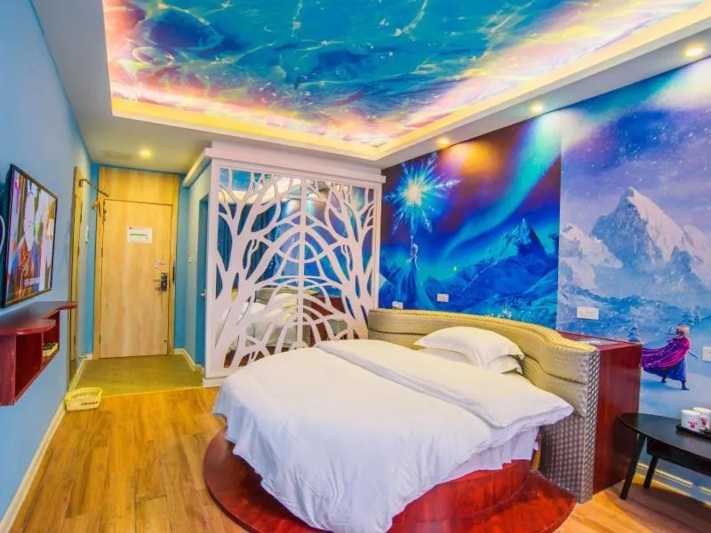 Bed in Shell Jingde Town Fuliang District Ceramics University Hotel