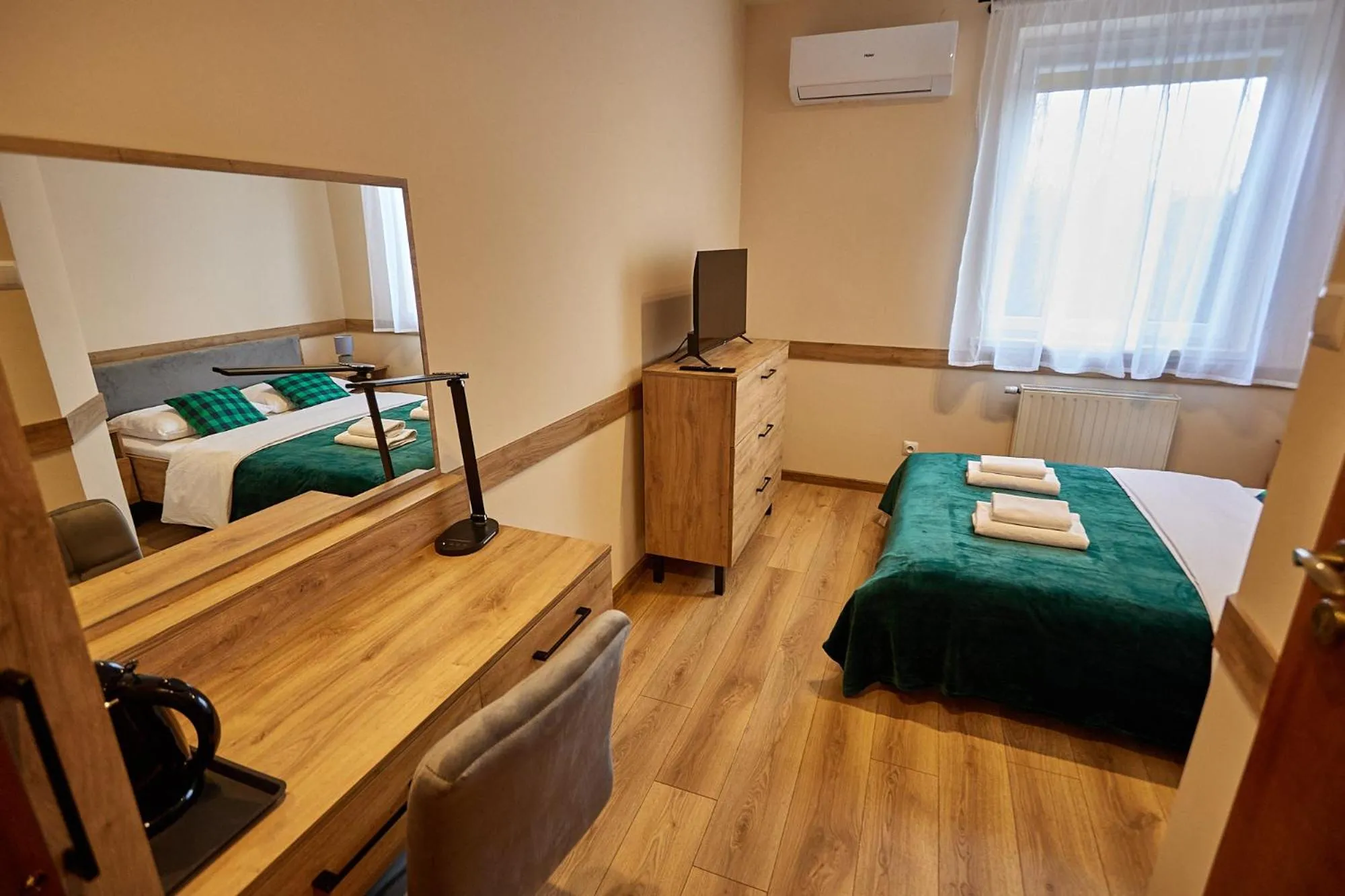 Bed in Pensjonat Hagi