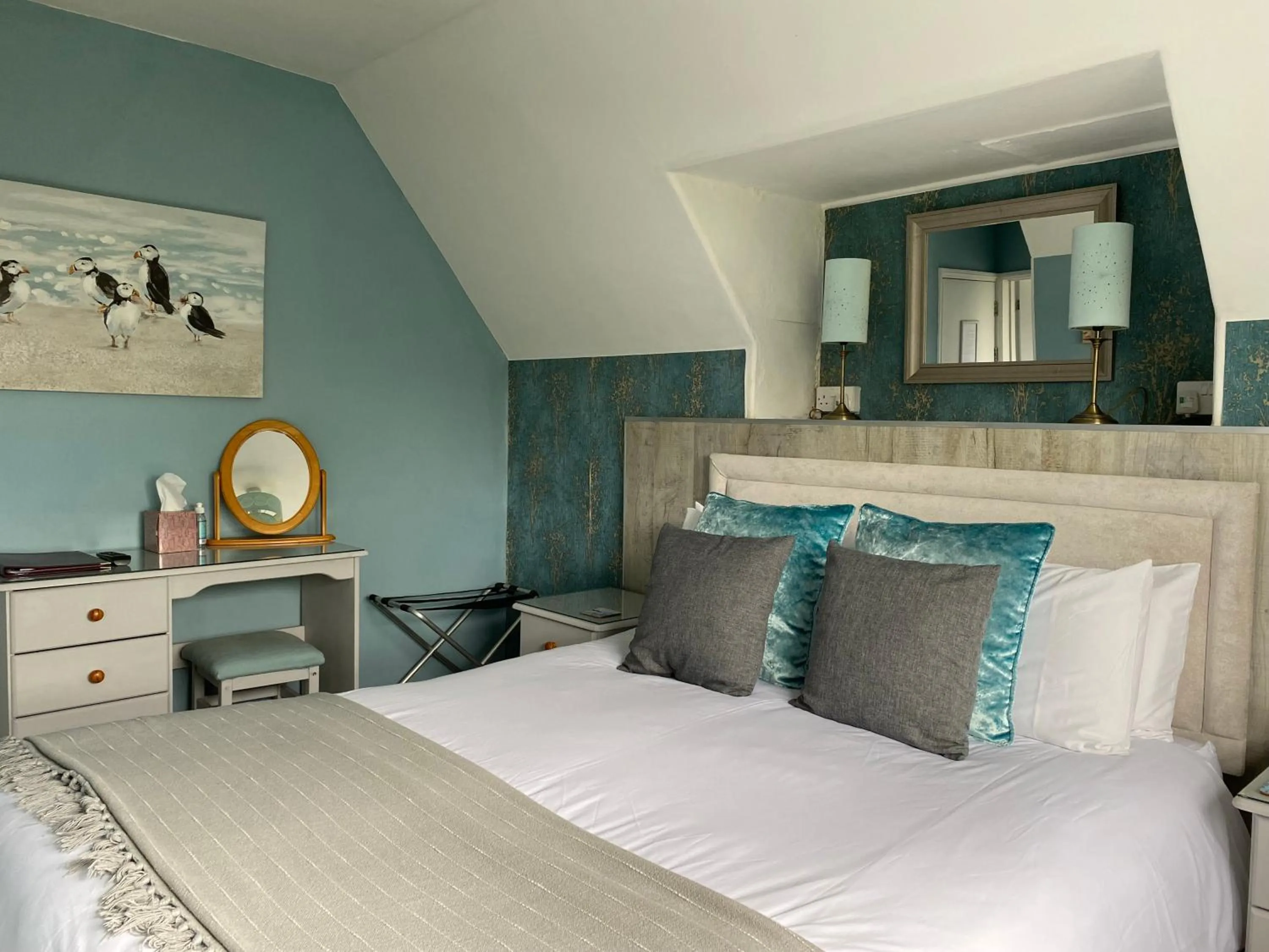 Bed in The Wentworth Guest House