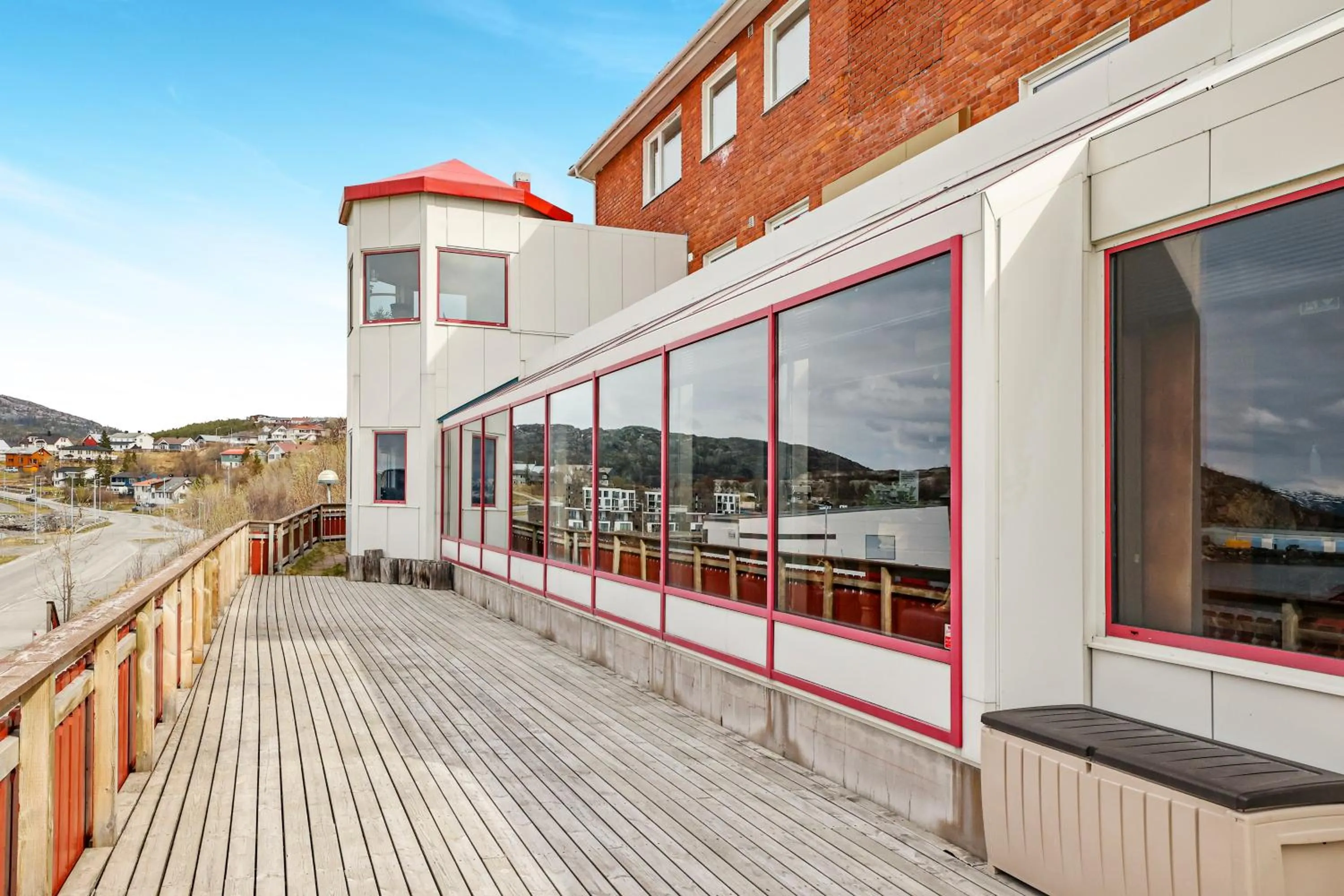 Balcony/Terrace in Altafjord Gjestegaard