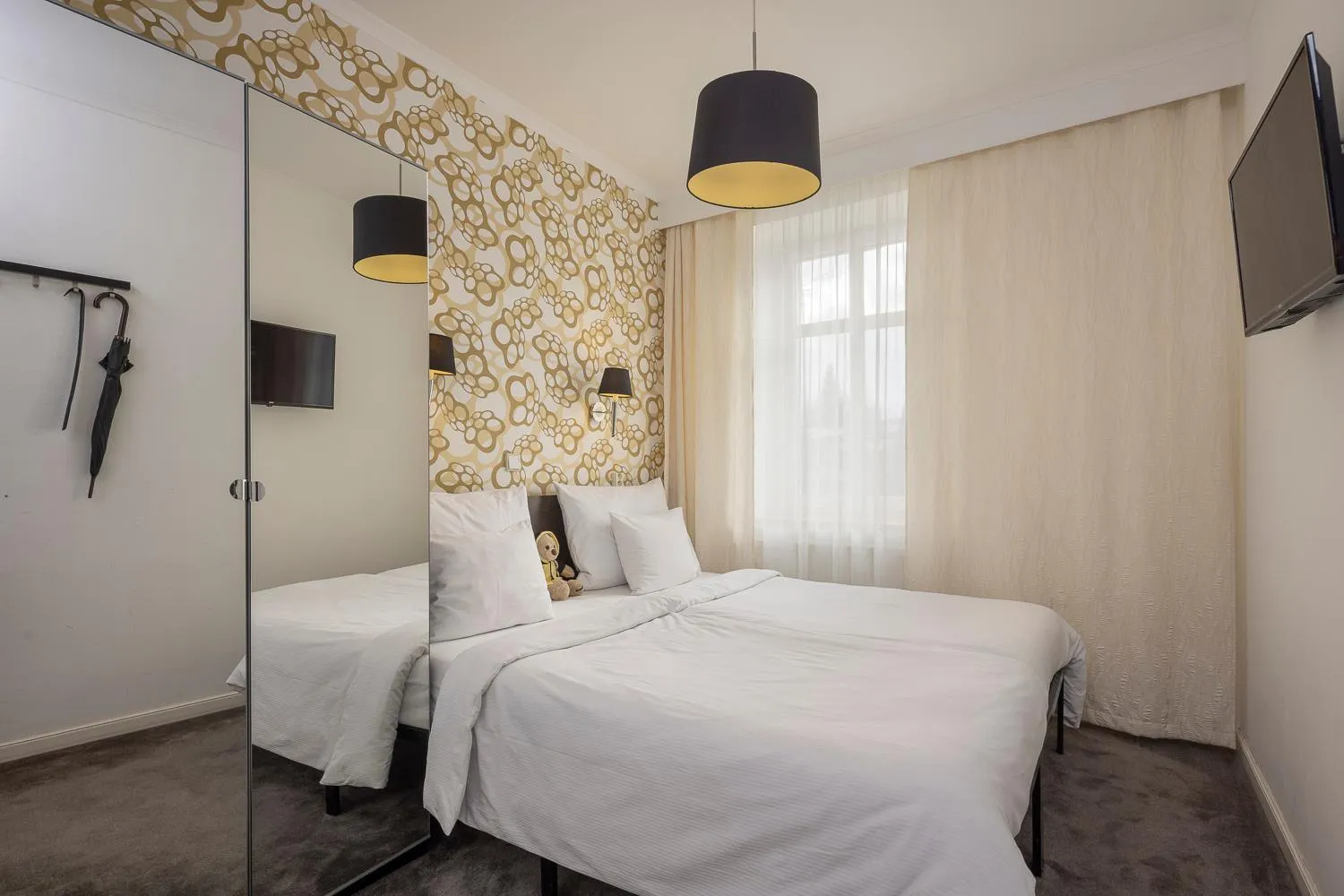 Bedroom, Bed in Pytloun Wellness Travel Hotel