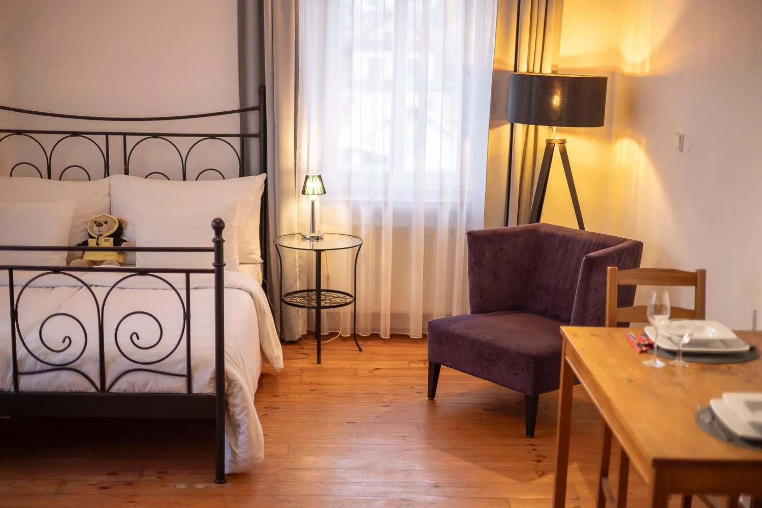 Bedroom, Bed in Pytloun Wellness Travel Hotel