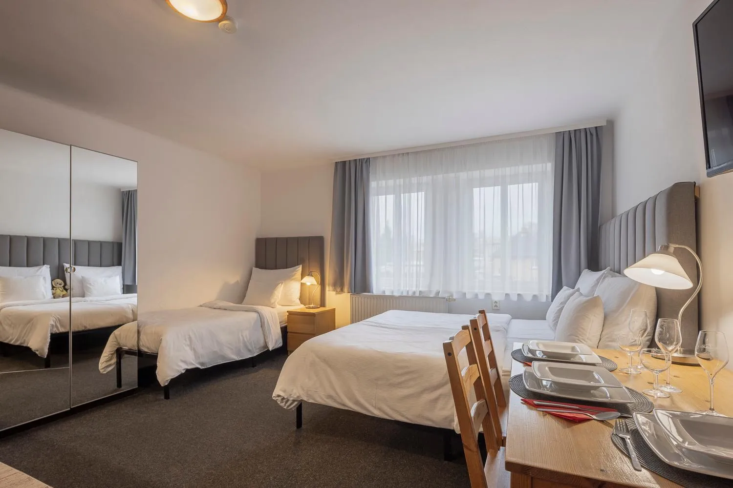 Bedroom, Bed in Pytloun Wellness Travel Hotel