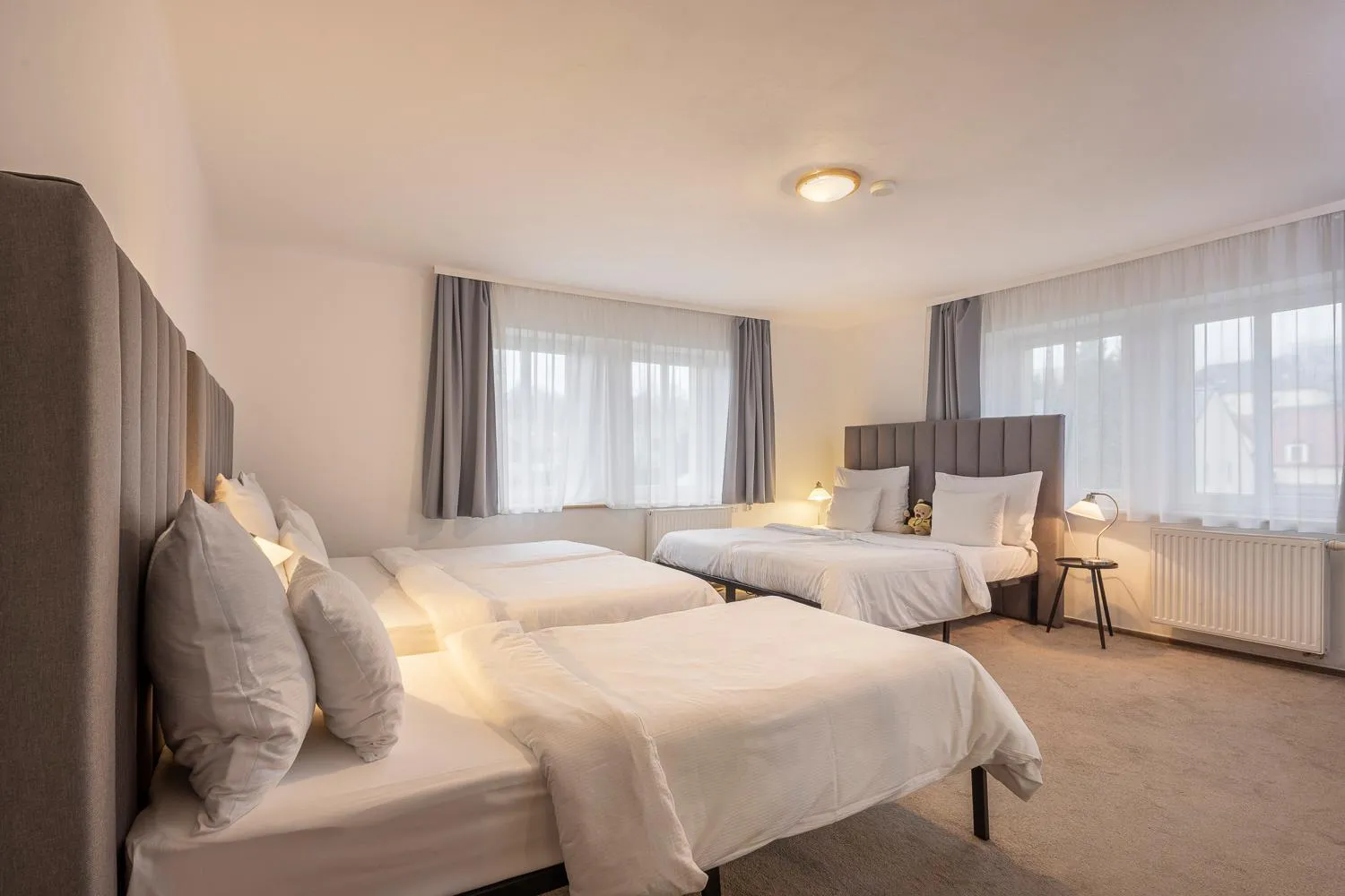 Bedroom, Bed in Pytloun Wellness Travel Hotel