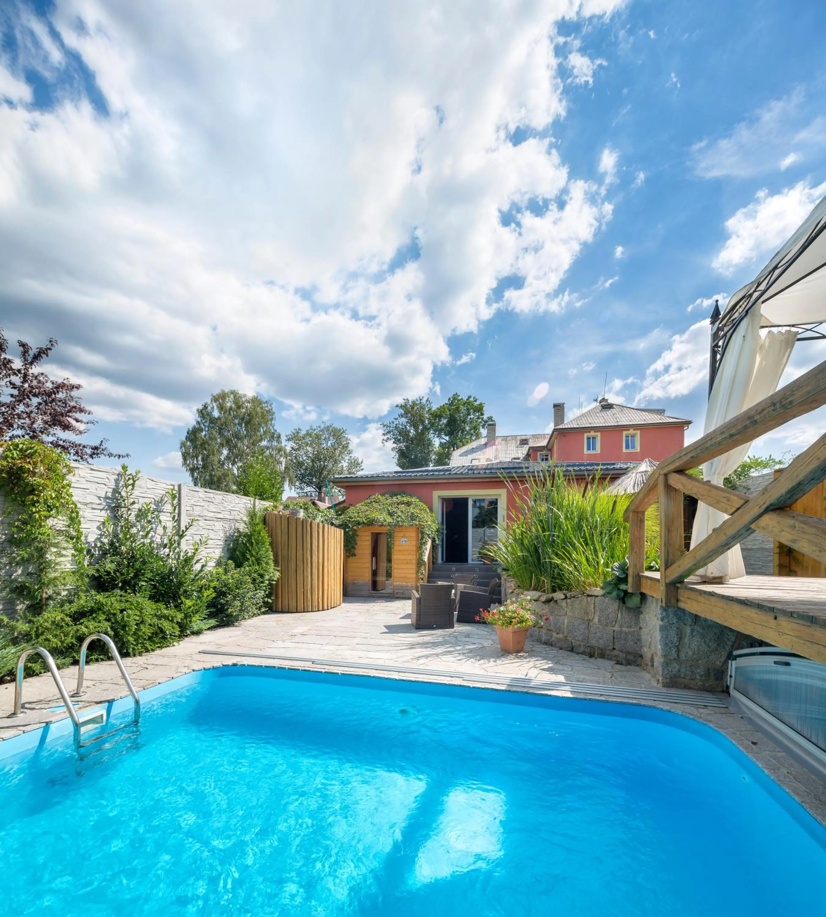 Property building in Pytloun Wellness Travel Hotel